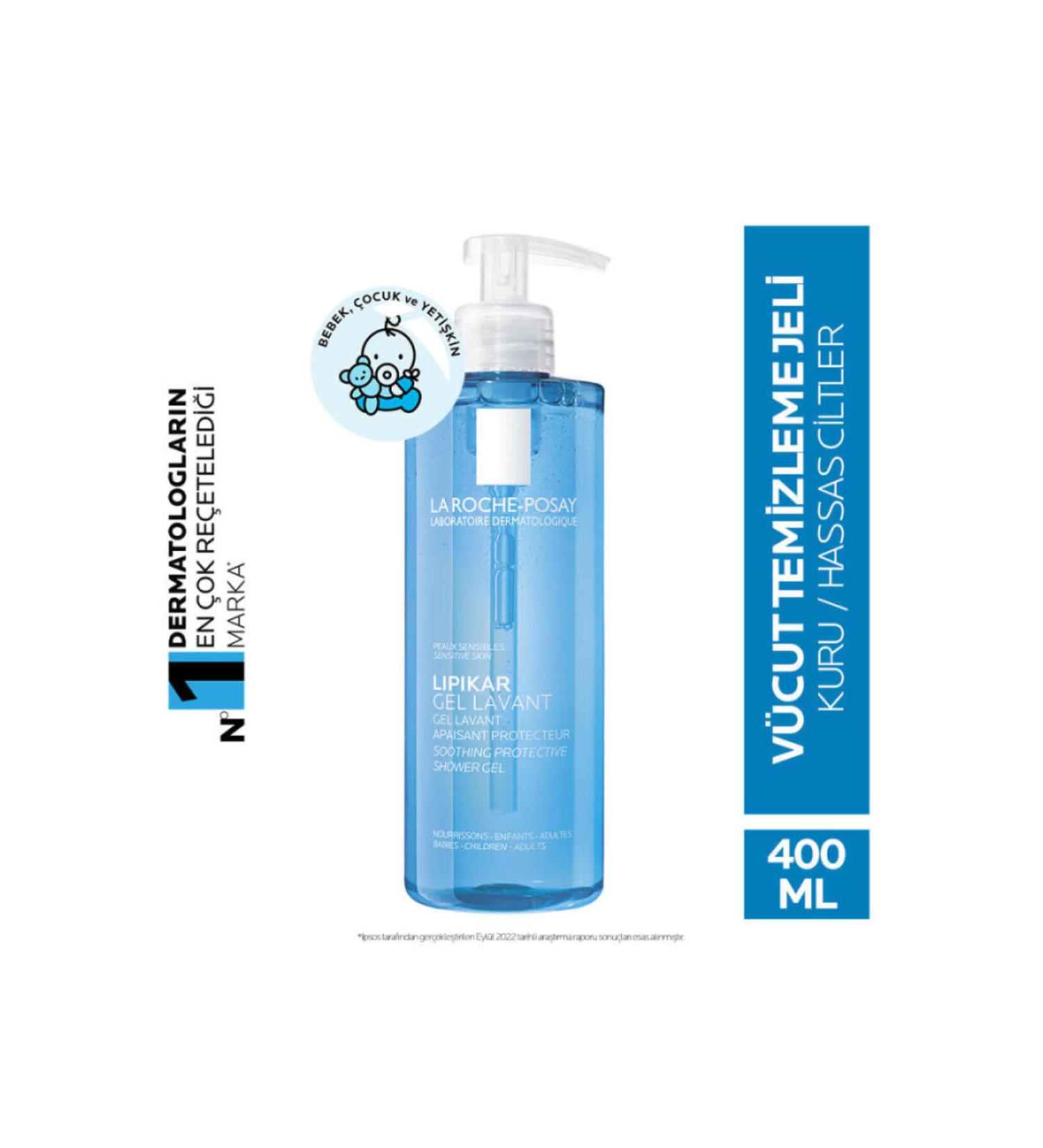 La Roche Posay - Shower Gel 400ml - Lipikar Gel Lavender Shower Gel