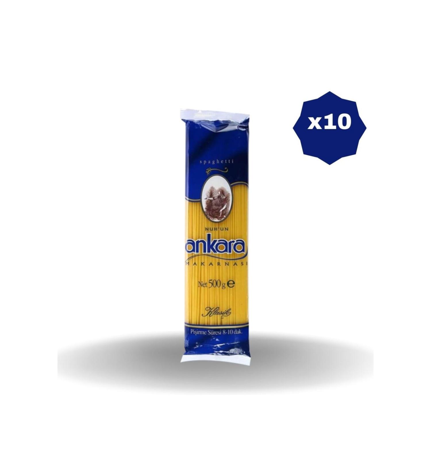 Nuh'un Ankara SPAGHETTI PASTA 500 GR X 10 Pieces
