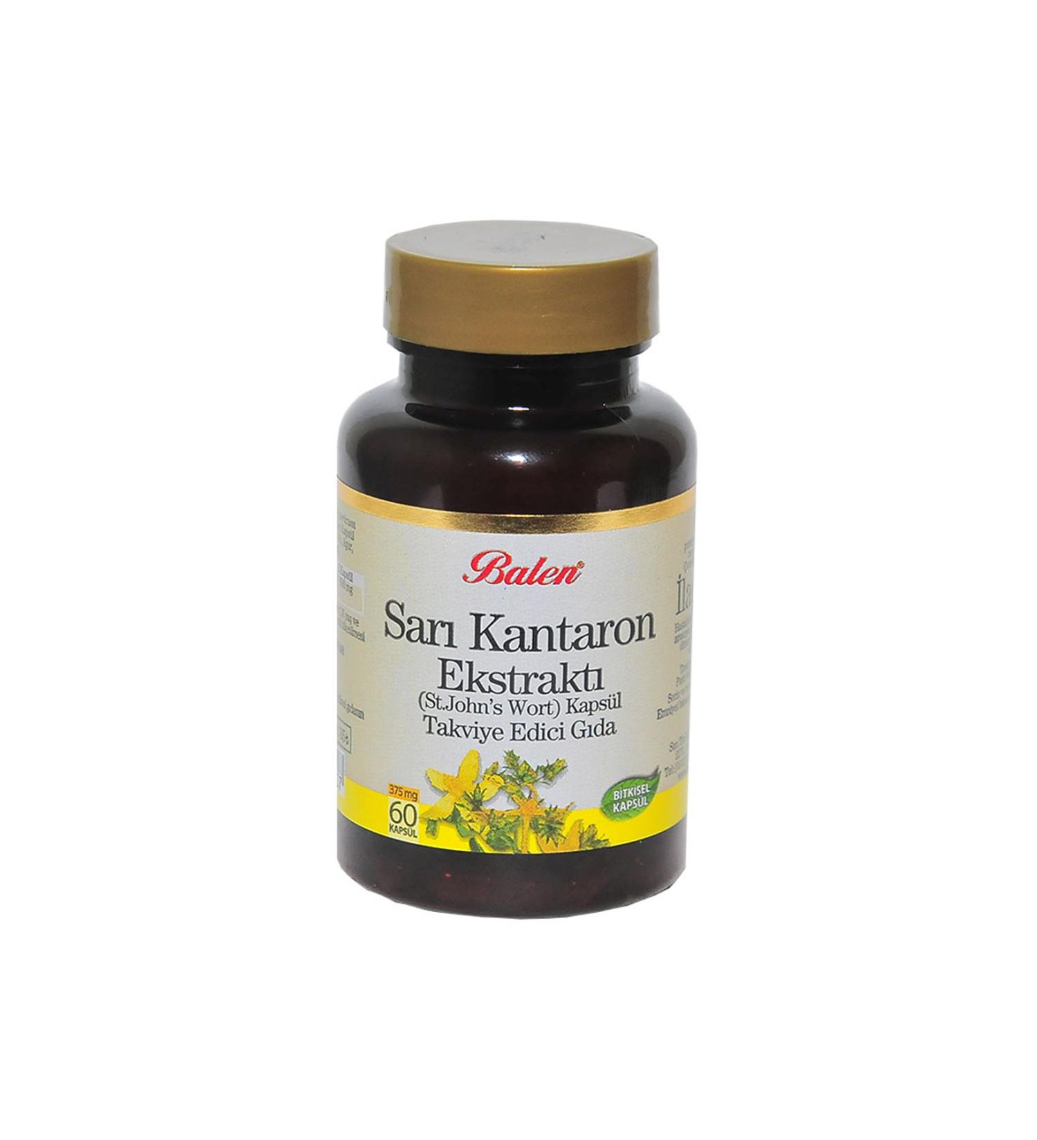 Balen St. John's Wort Extract 60 Capsules - Buy Online on GoSupps.com