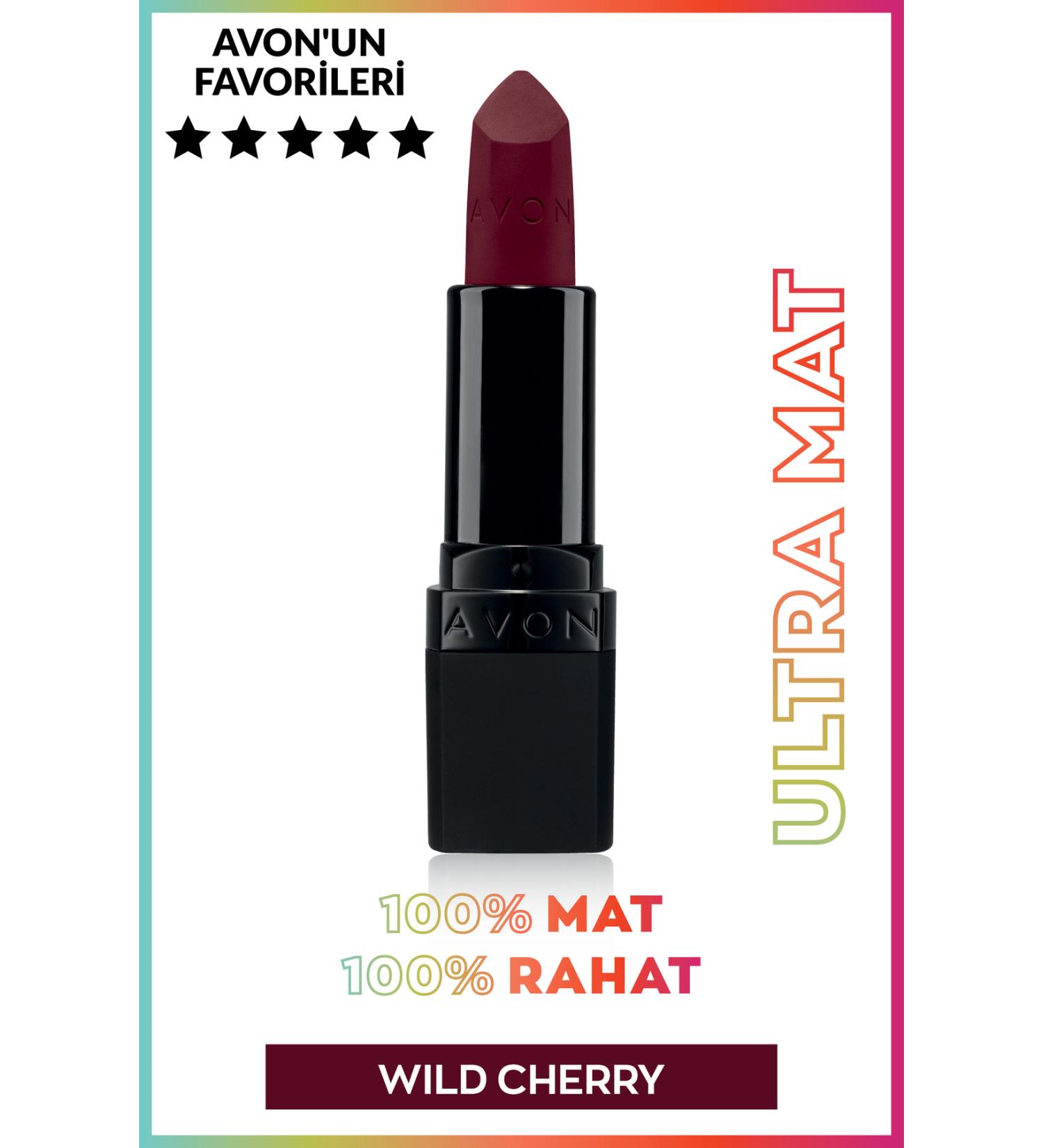 Avon Ultra Matte Lipstick - Wild Cherry - Buy Online on GoSupps.com