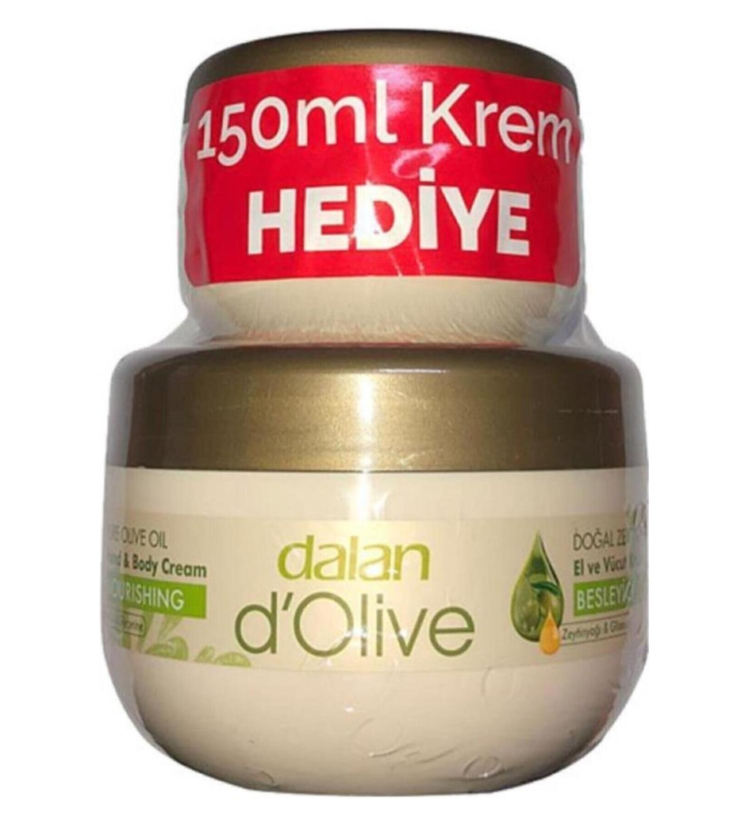 Dalan D'olive Natural Olive Oil Nourishing Cream 300ml+150ml Set