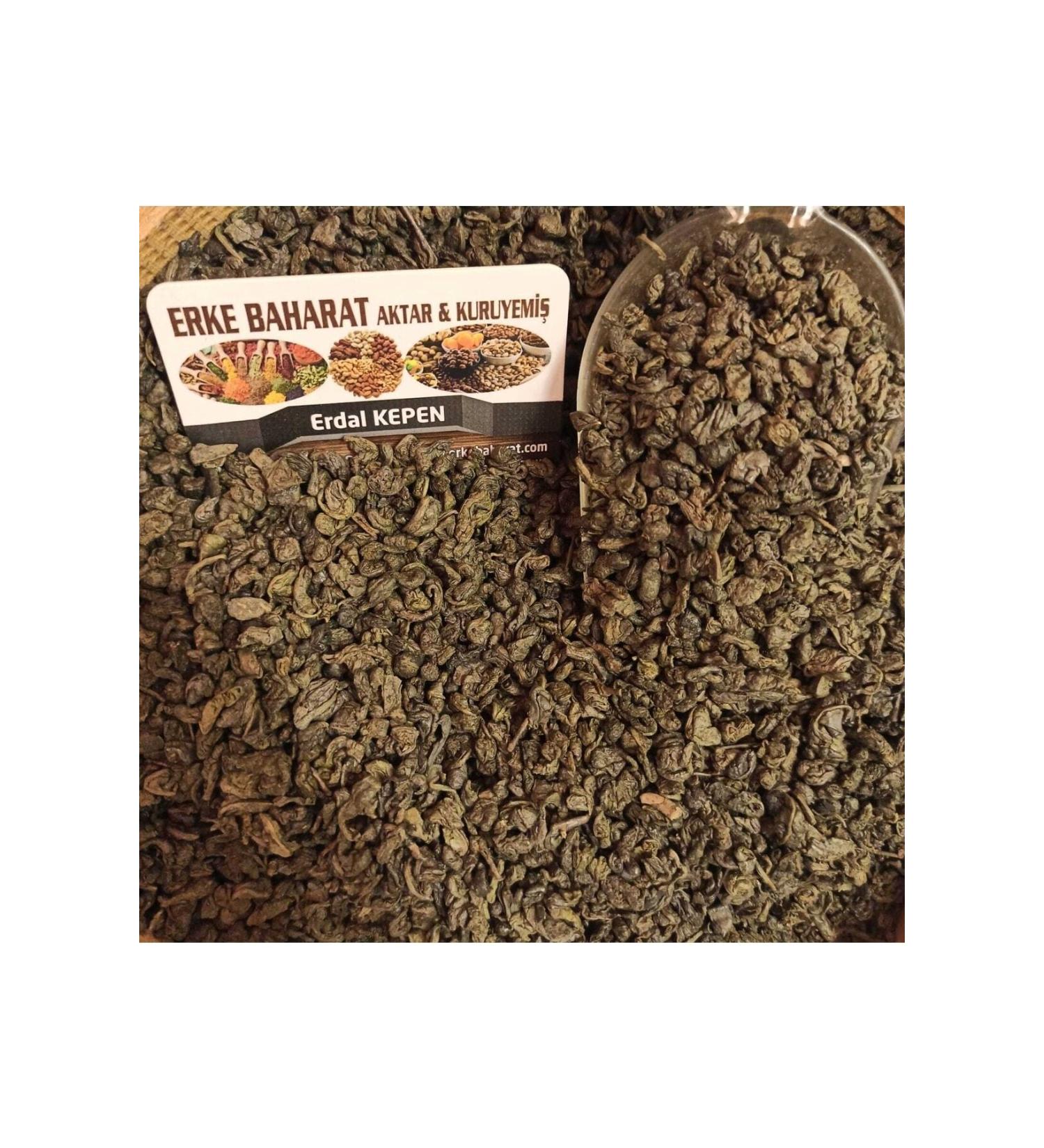 Erke spice 500 gr luxury bud green tea special drink
