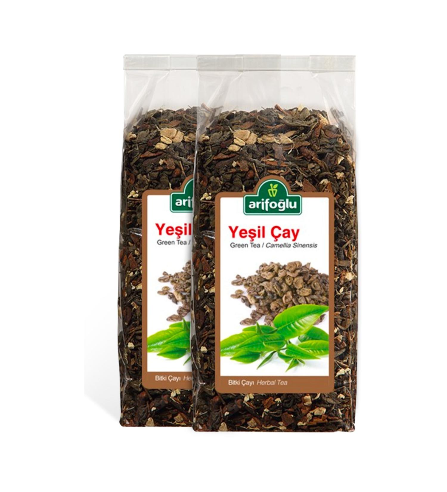 Arifo lu Green Tea Ginger Cinnamon Clove 165 + 165 gr 2 Pack