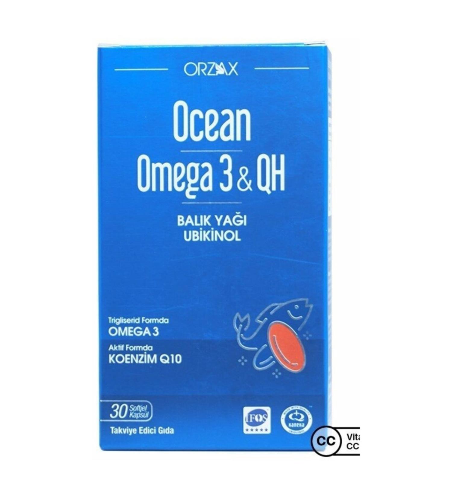 Ocean Omega 3 & Qh 30 Capsules