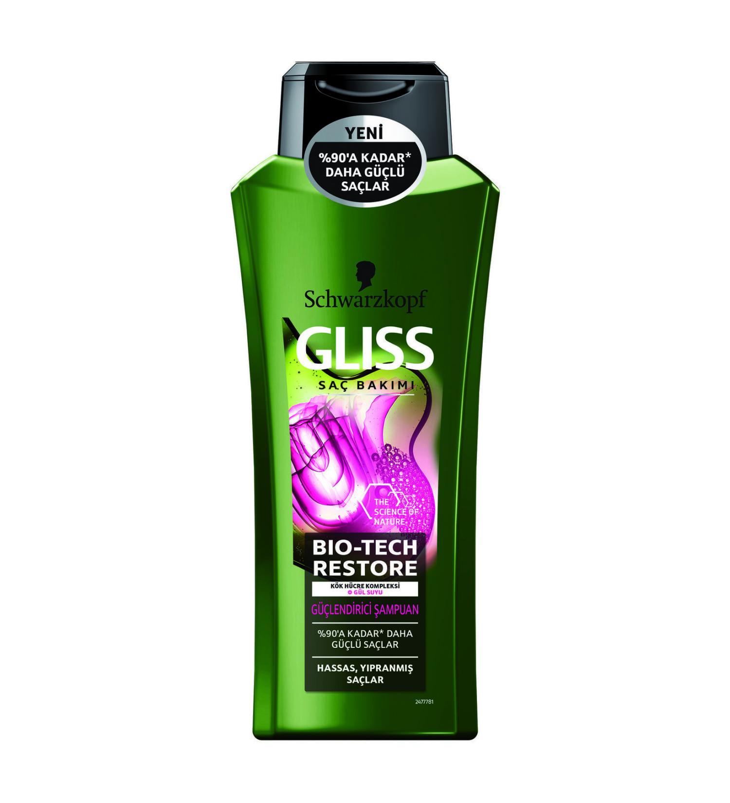 Gliss Bio-Tech Restore Strengthening Shampoo 360 Ml
