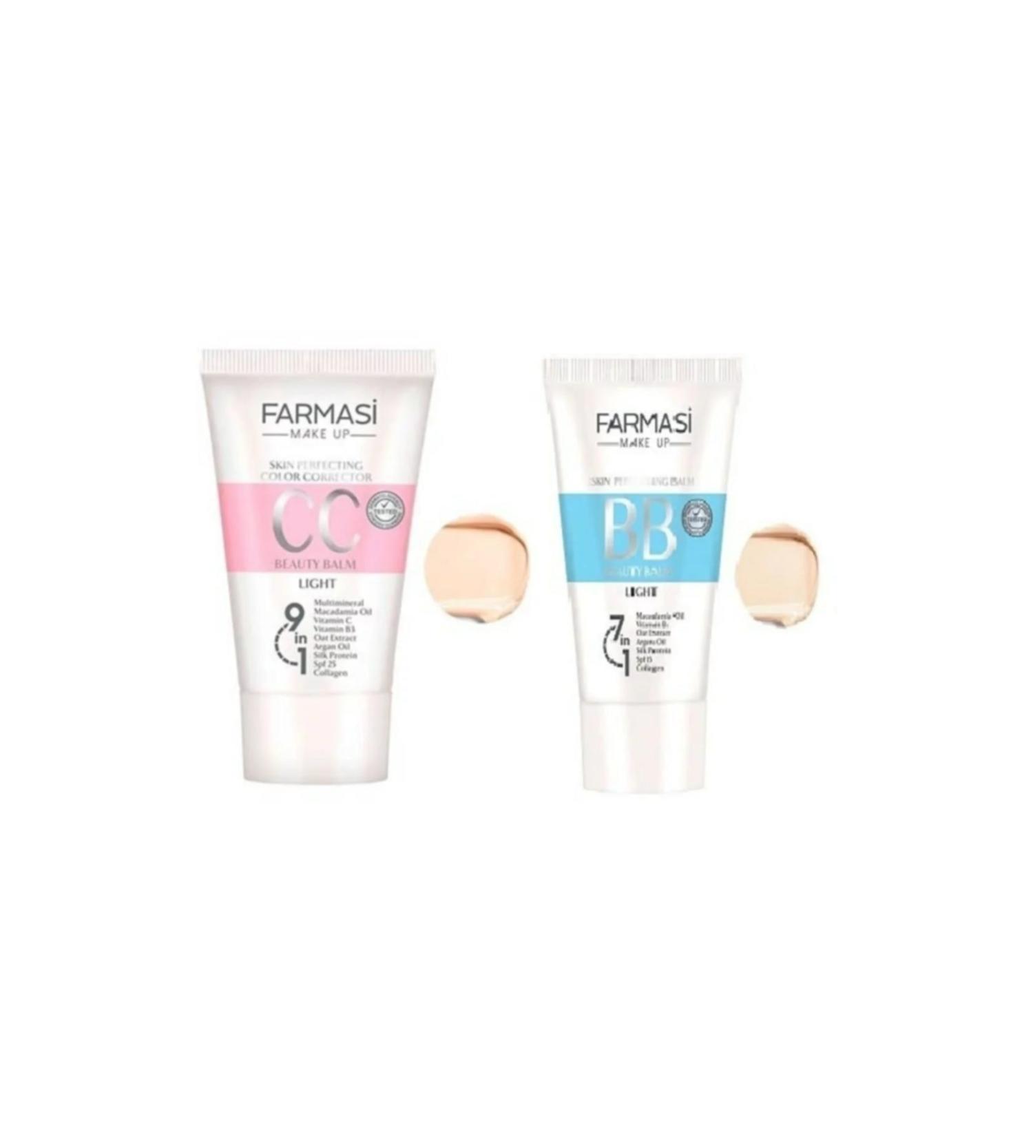 Farmasi Bb Cream and CC Cream Light to Medium Tone 50 ml