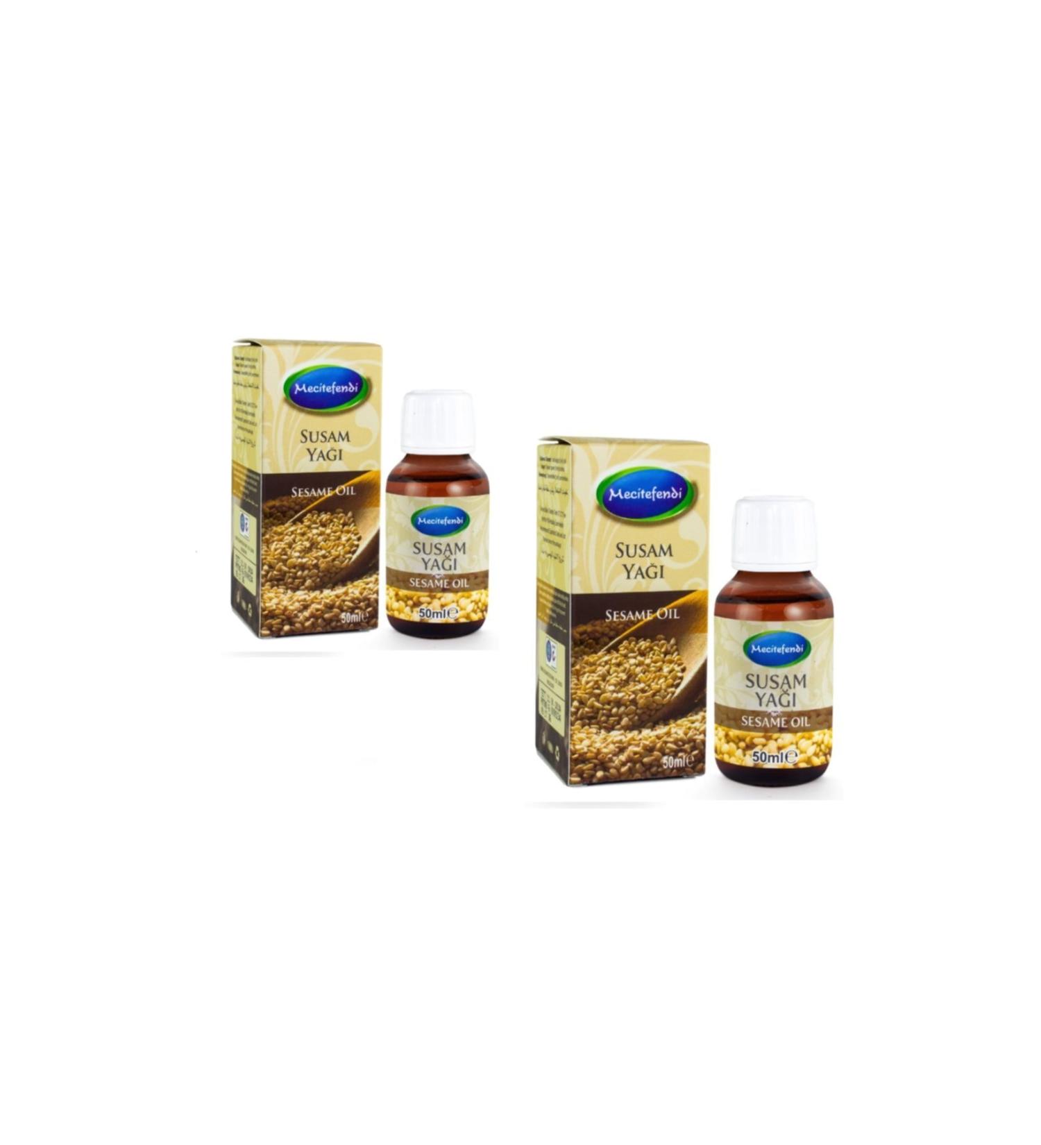 Mecit Efendi 2 Pieces Mecitefendi Sesame Oil 2x50 ml