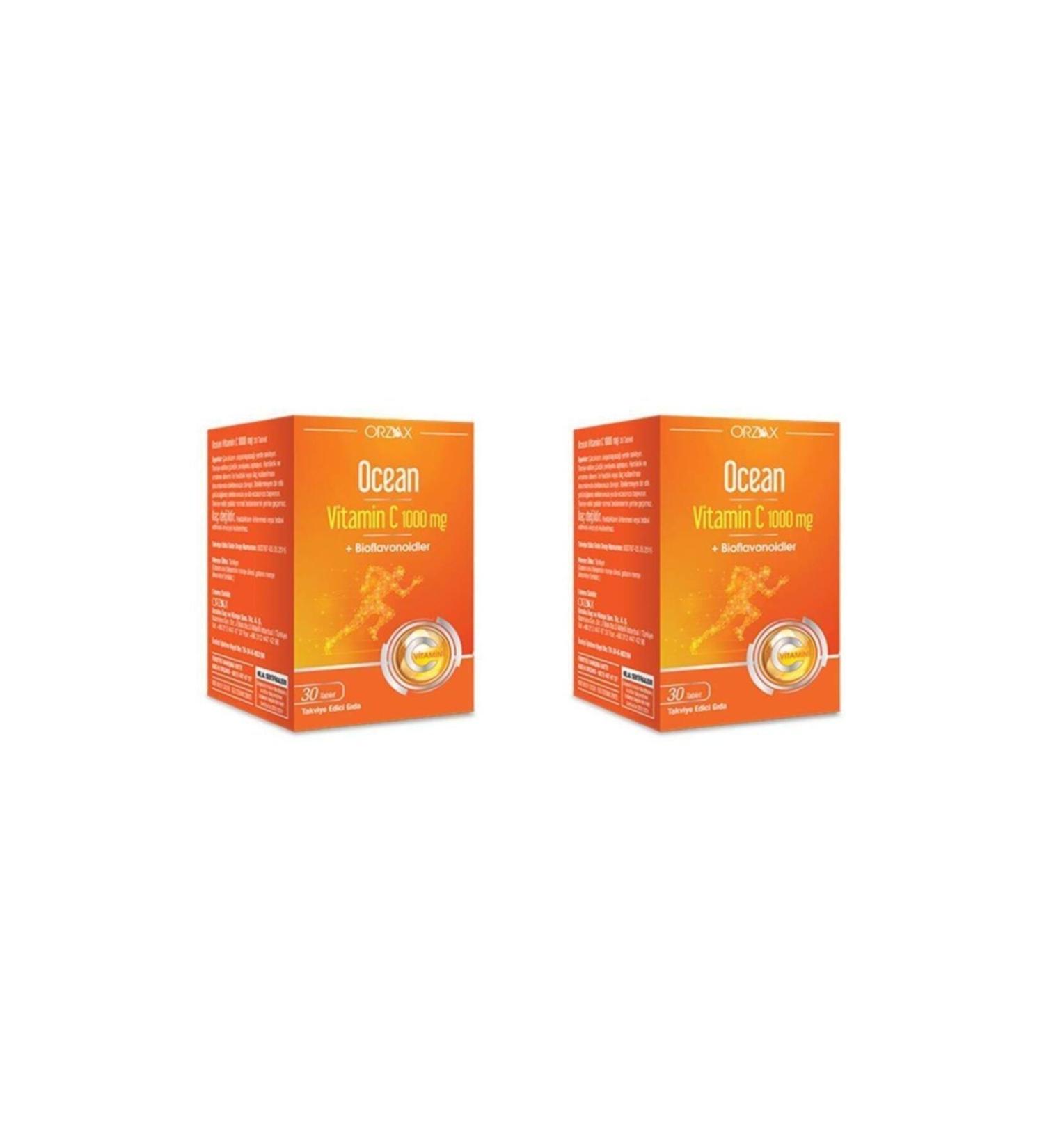 Ocean Vitamin C 1000 Mg 30 Tablets 2 Pack