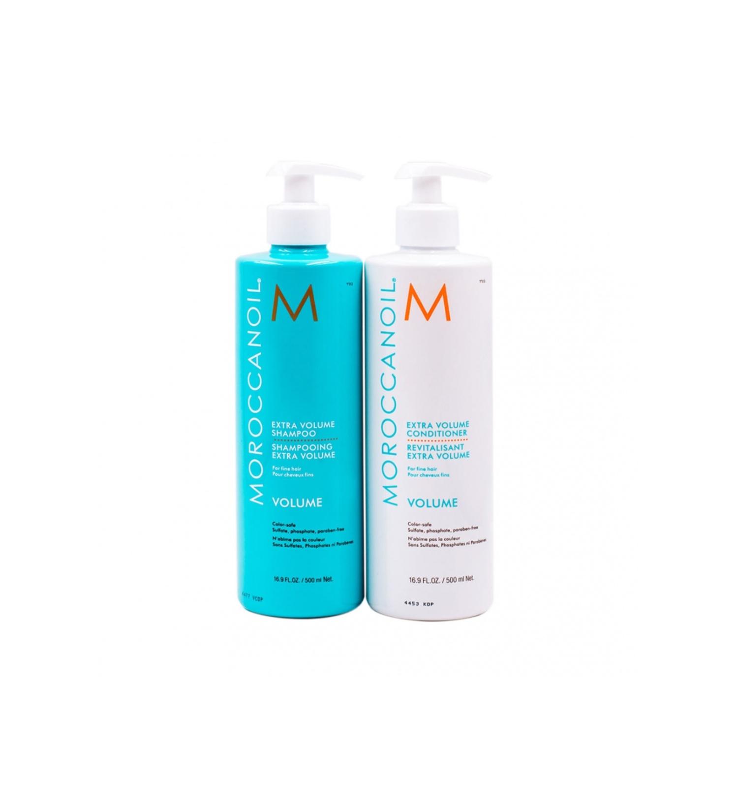 Moroccanoil Volume Light Shampoo and Conditioner Set for Fine and Normal Hair 500 ml ECBeauty.X123