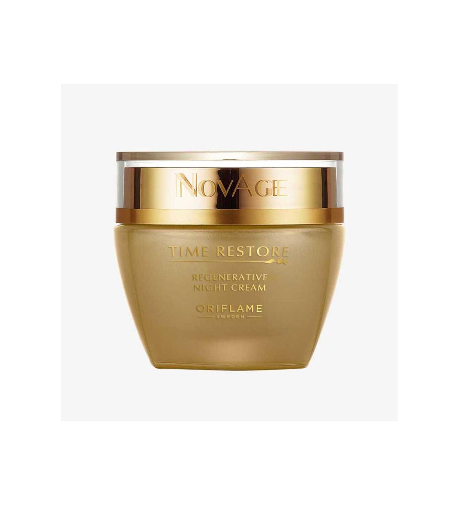 Oriflame NovAge Time Restore Anti-Aging and Anti-Wrinkle Night Cream - Buy Online on GoSupps.com