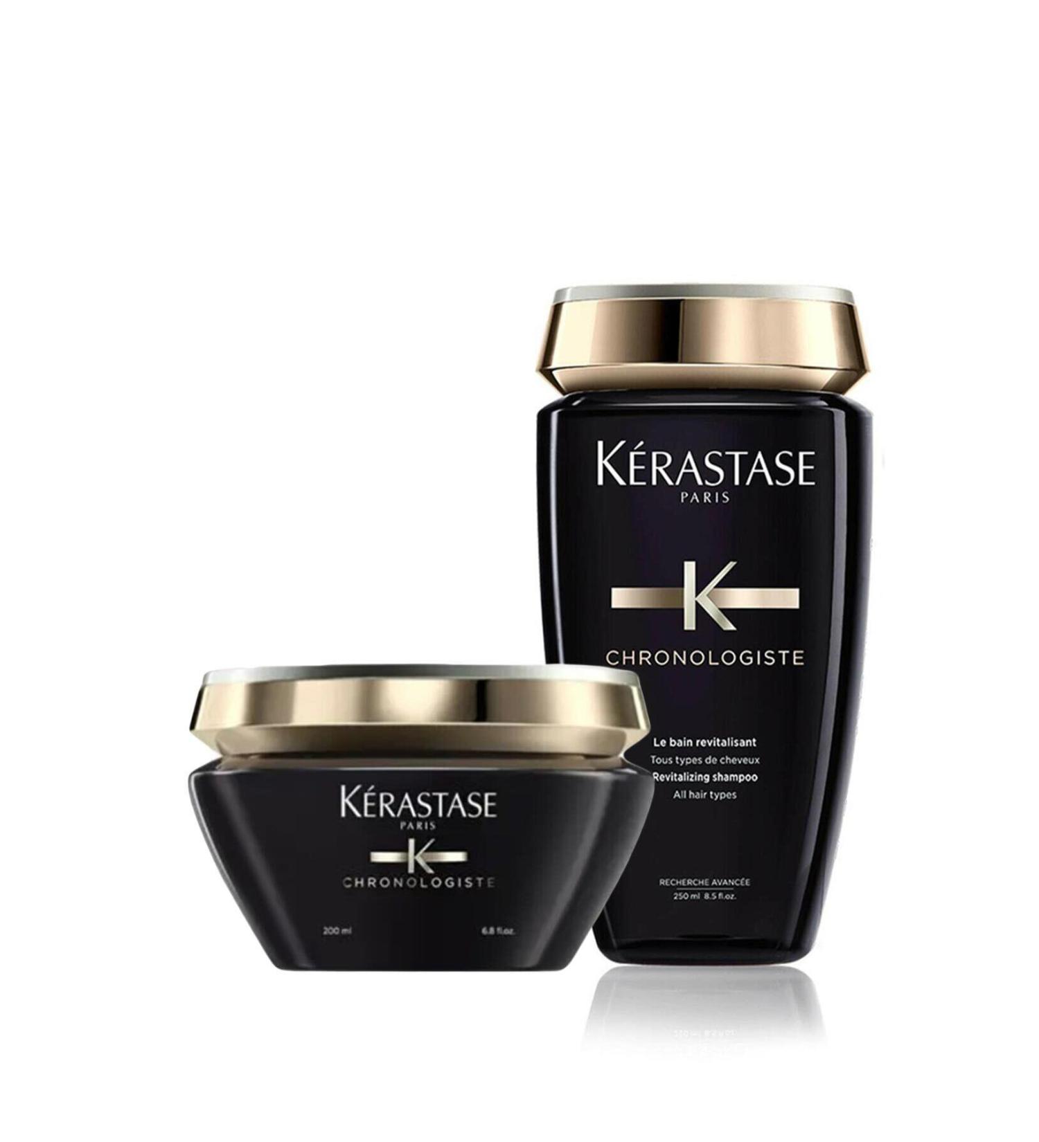 Kerastase Professional Revitalizing Shampoo 250ml Caviar Essence Hair Mask 200ml NesliBty