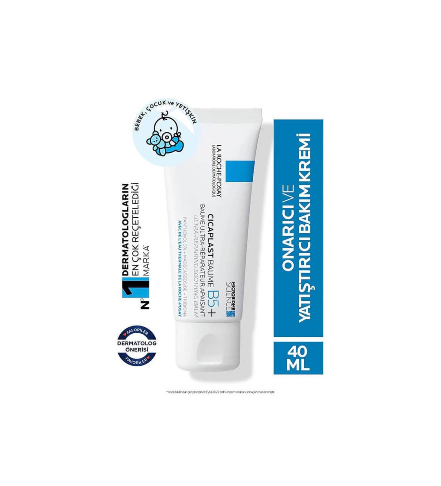 La Roche Posay Cicaplast Baume B5+ 40 ml Specially Formulated for Dry Skin Structures Elfakz3