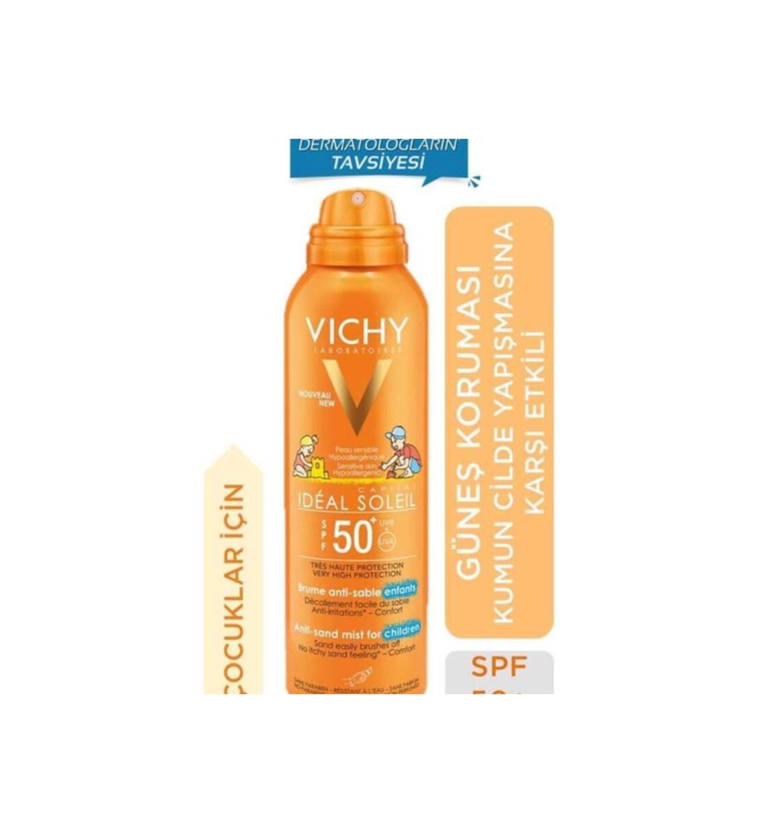 Vichy Ideal Soleil Spf50+ High Protection Sun Spray for Children 200ml