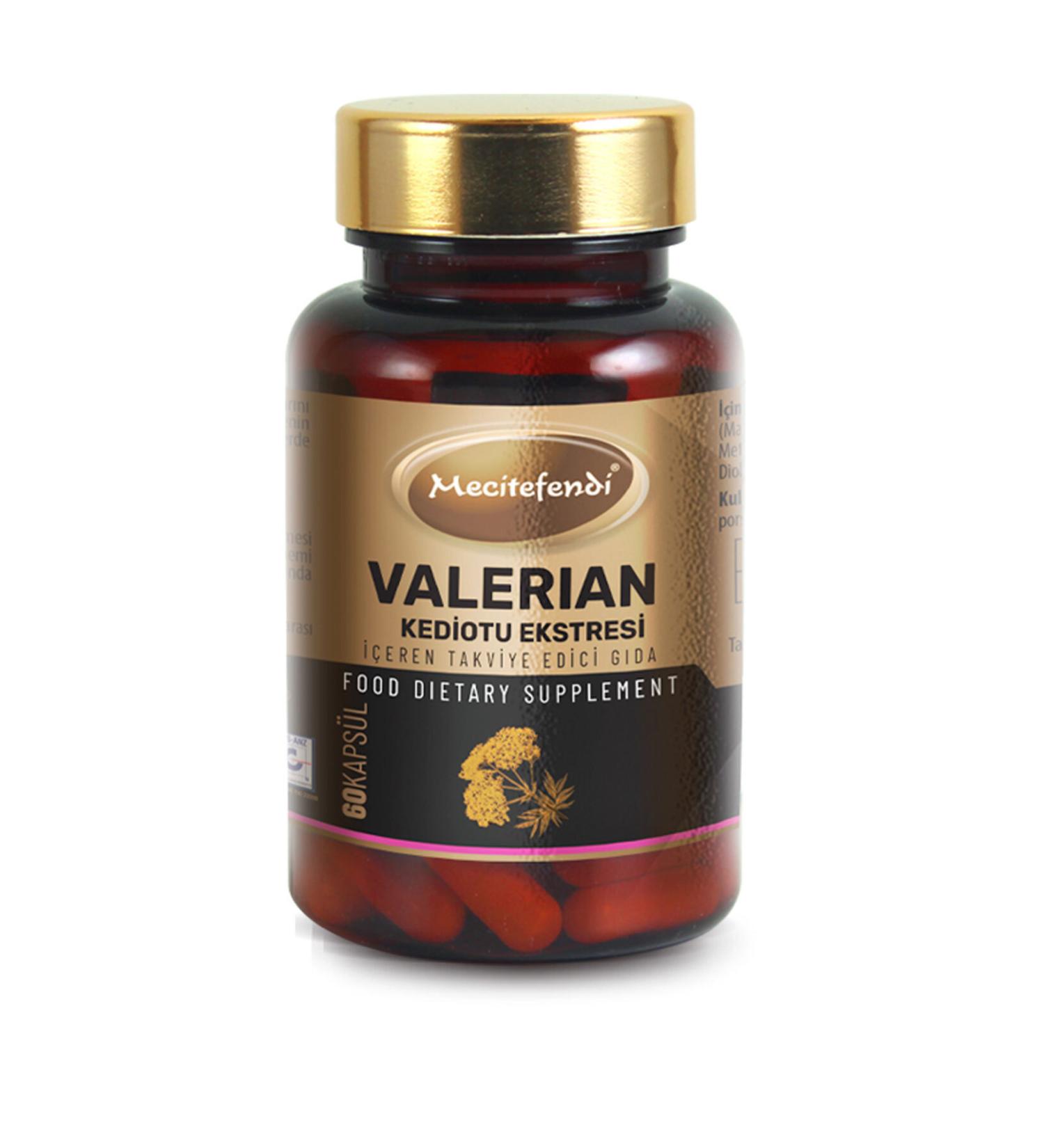 Mecit Efendi Valerian Extract 50 Capsules 650 mg