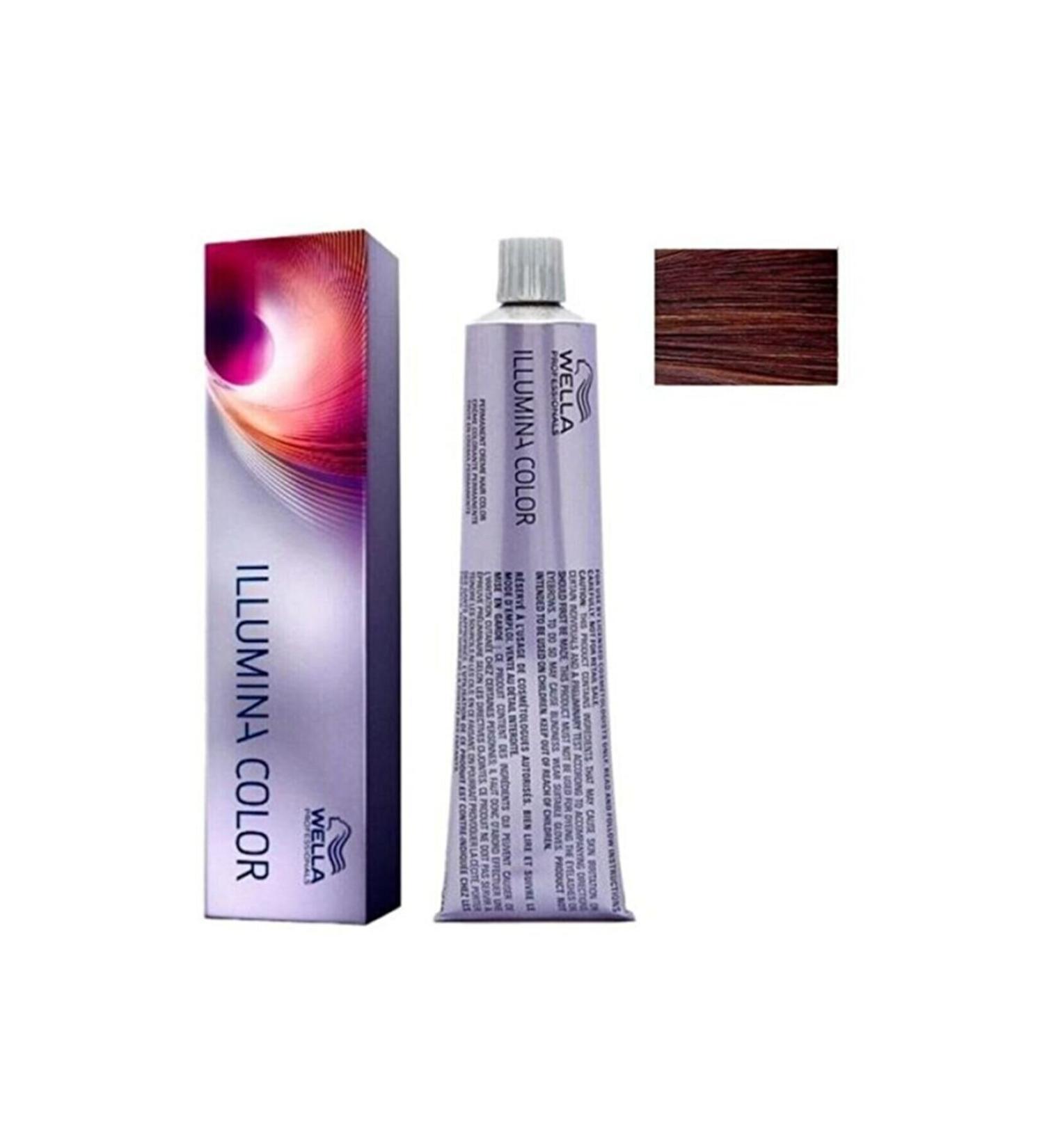 Wella Illumina Color 5/35 Light Gold Mahagoni Brown Hair Dye 60 ml