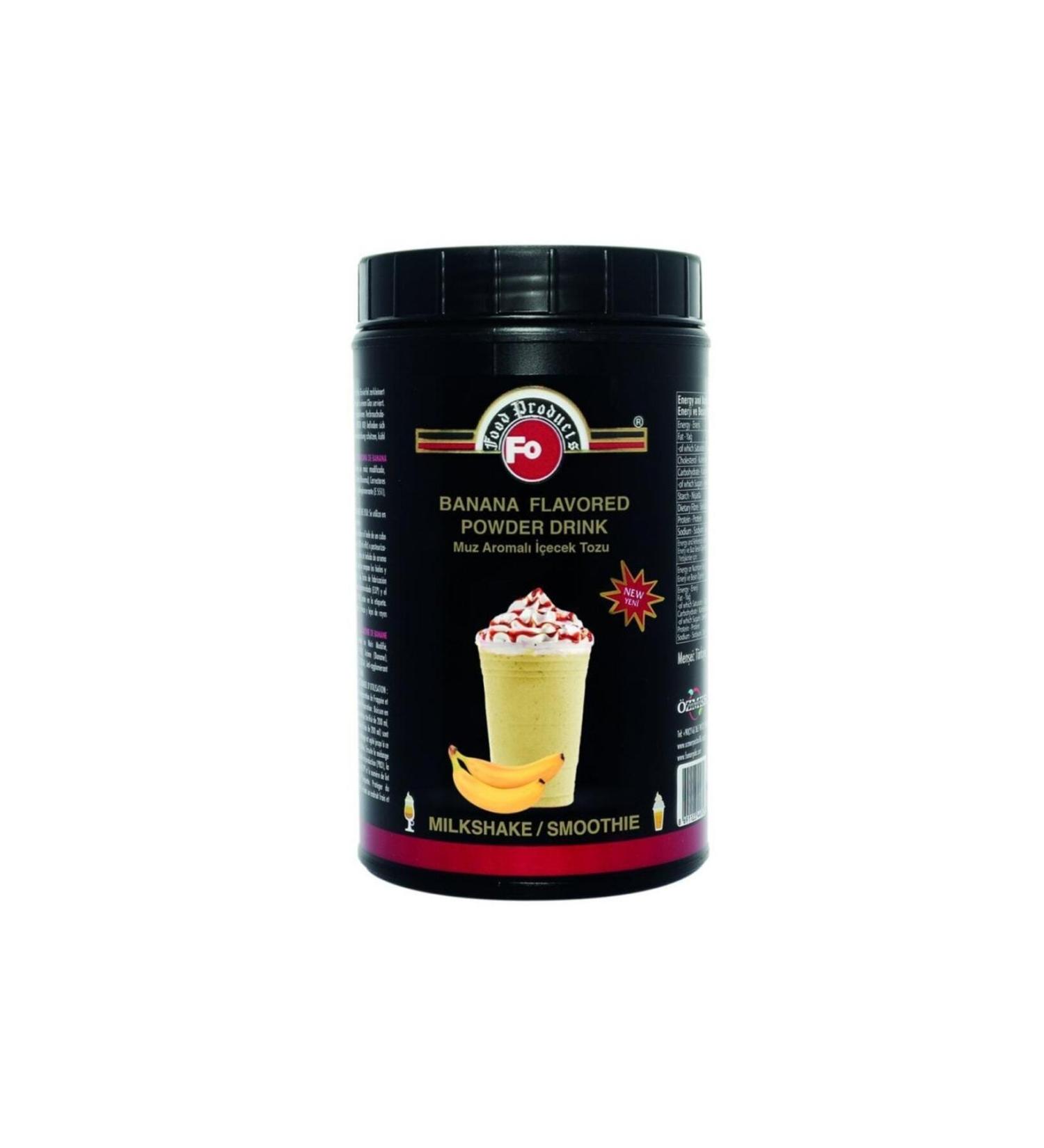 FO Banana Flavored Milkshake Drink Powder 1 Kg X 6 Pieces