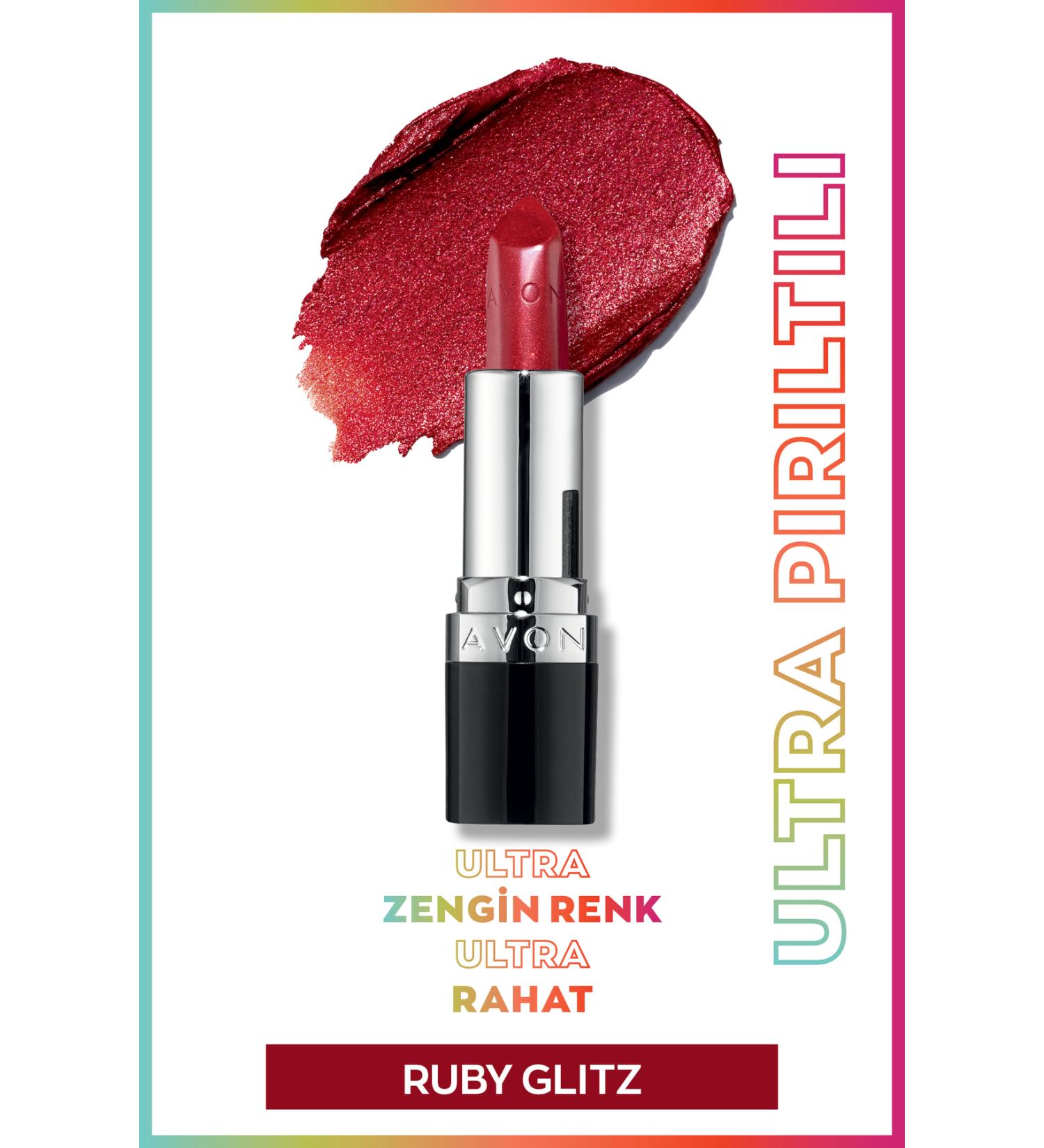 Avon Ultra Shimmer Lipstick - Ruby Glitz - Buy Online on GoSupps.com