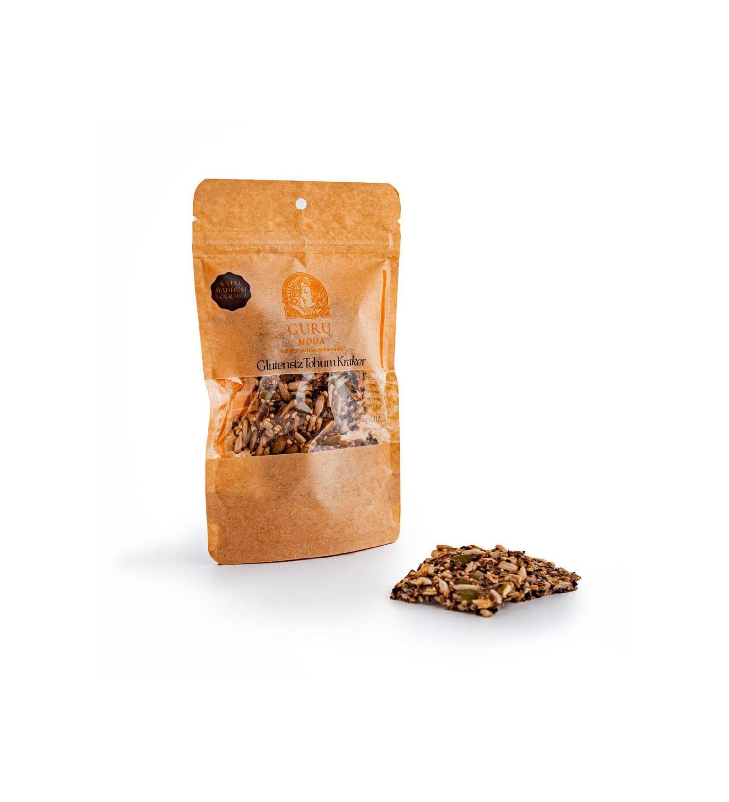 Gurumoda Guru Moda Gluten Free Seed Crackers 40 Gr (6 Pack)