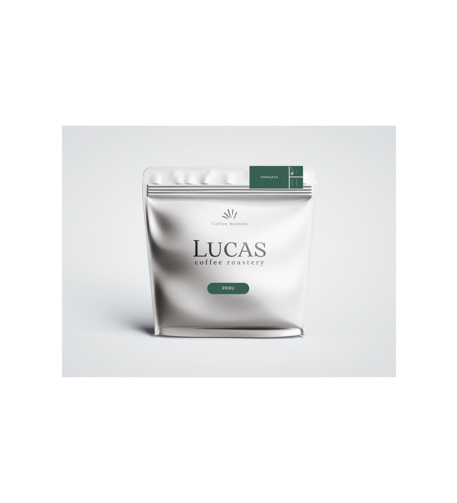 Lucas Coffee Peru Papagayo 250 gr Coffee - Buy Online on GoSupps.com