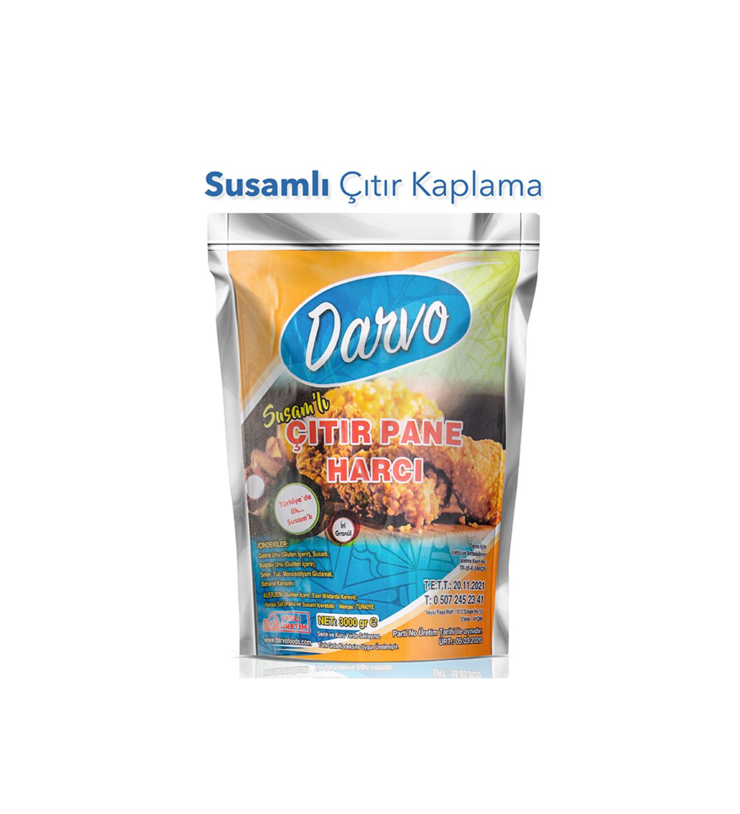 DARVO SESAME CRISPY COATING 3 KG