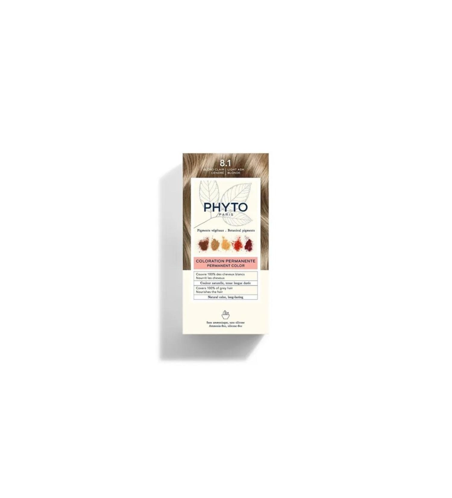 Phyto Color Herbal Hair Dye - 8.1 - Ash Blonde