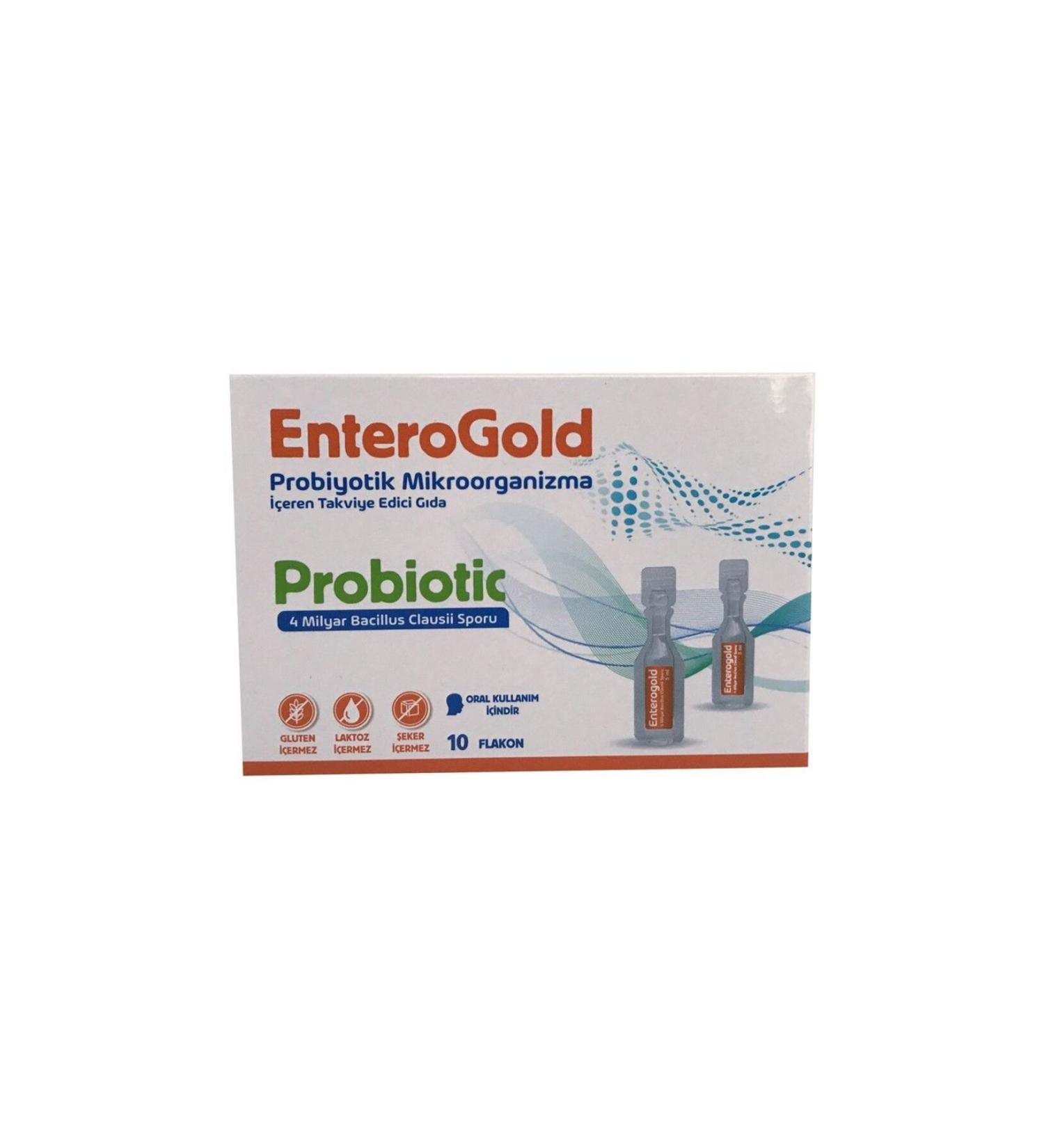 EnteroGold Adult Probiotic 10 Vials