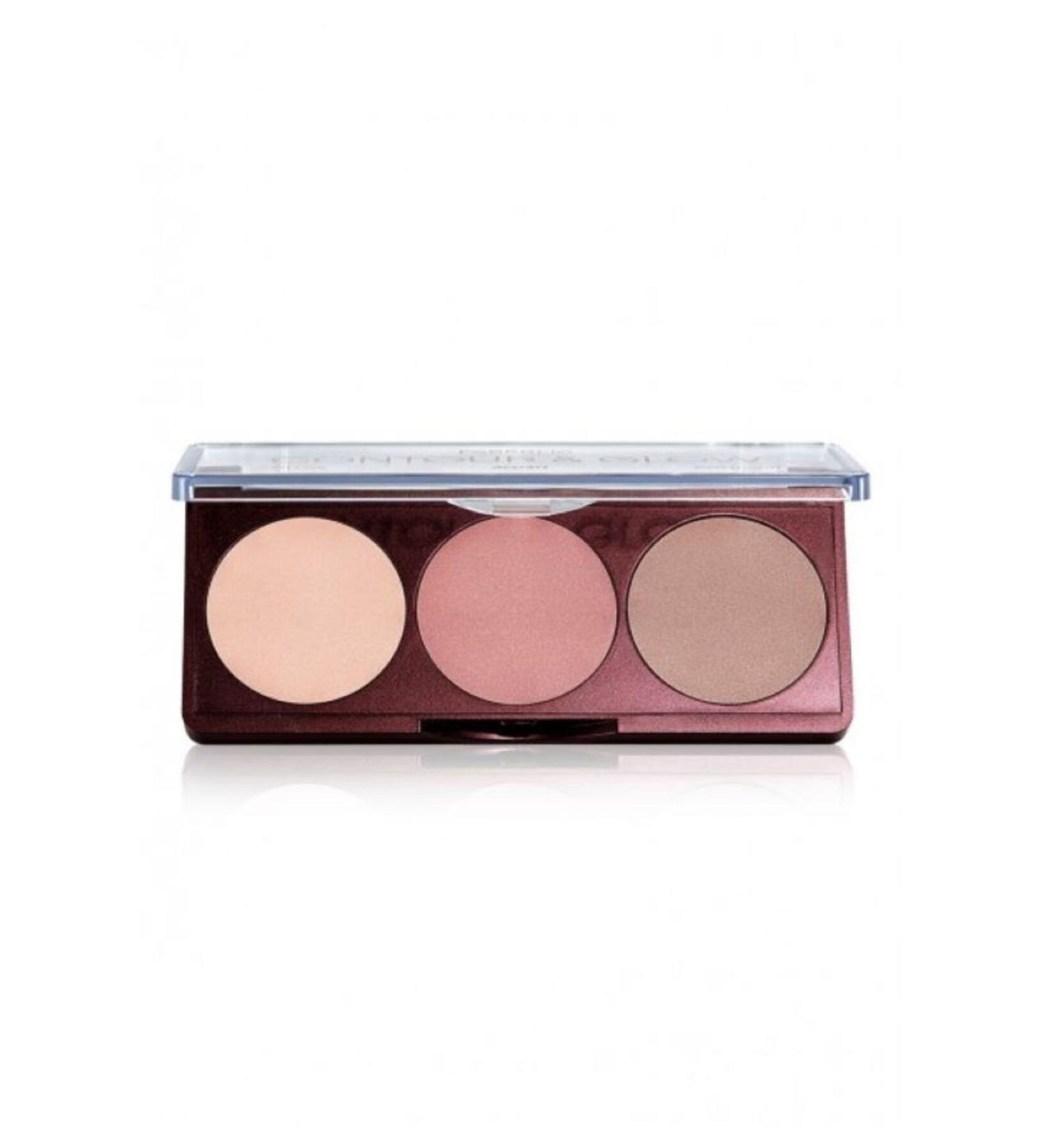 Faberlic Glam Team Face Contour&Glow Palette - Pink Shimmer