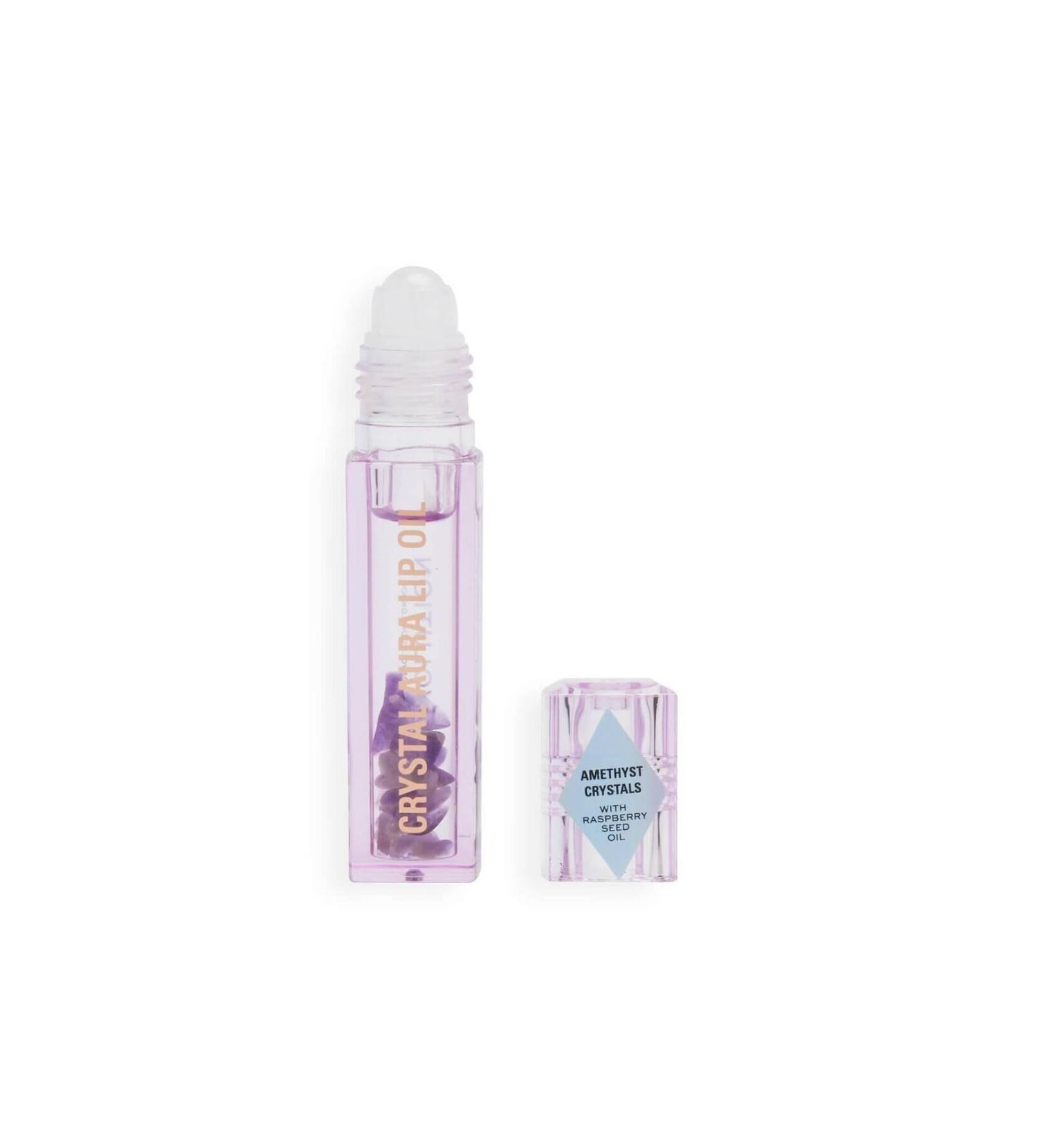 MAKEUP REVOLUTION Revolution Crystal Aura Lip Oil Amethyst - Buy Online on GoSupps.com