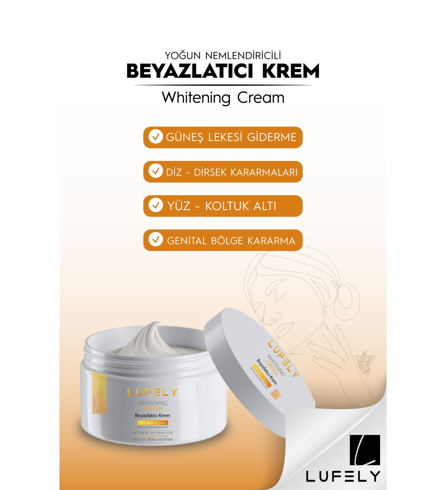 LUFELY Skin Whitening Face and Body Care Cream 100 Ml - Buy Online on GoSupps.com