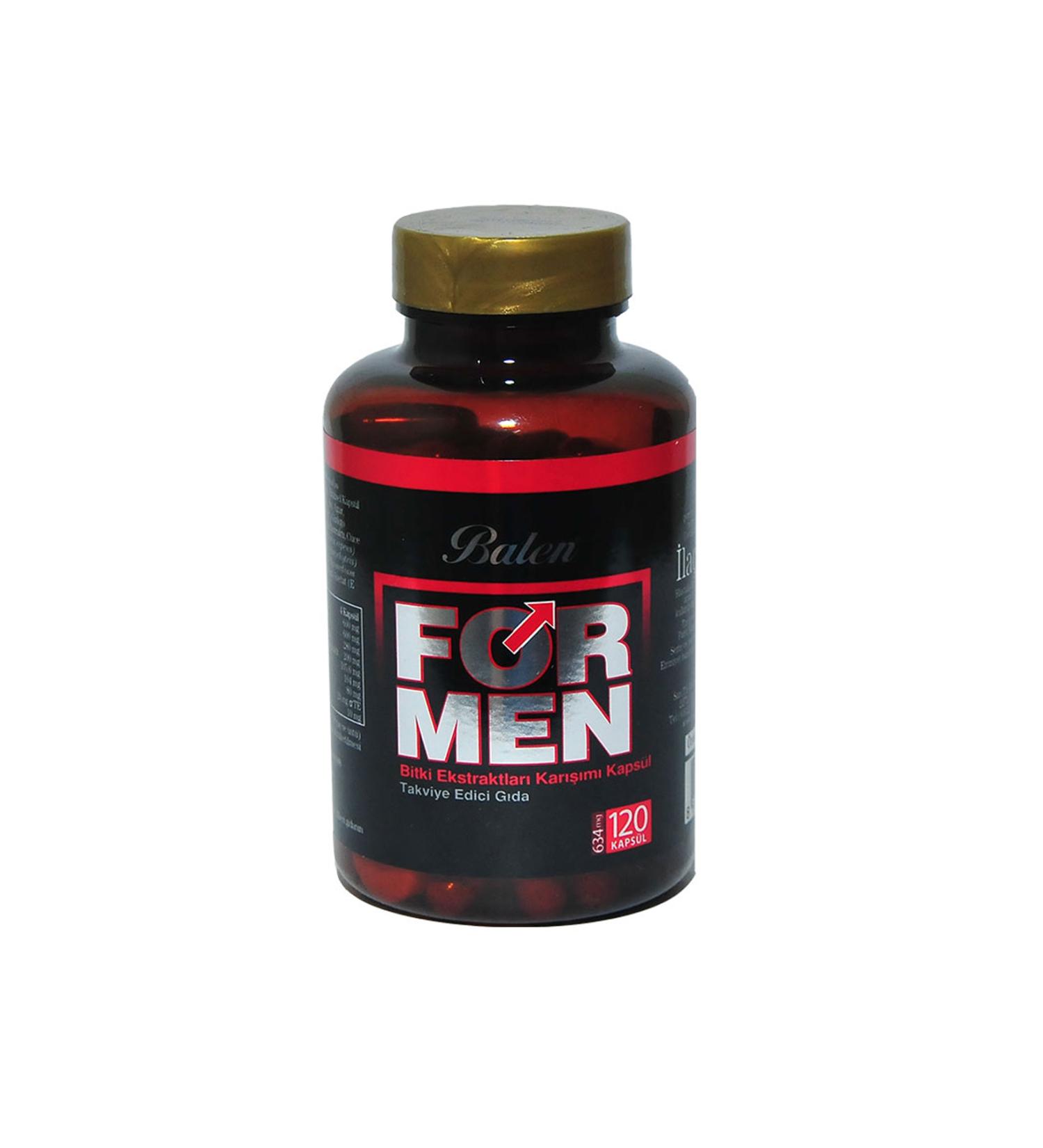 Balen For Men Herbal Mixture 120 Capsules - Buy Online on GoSupps.com