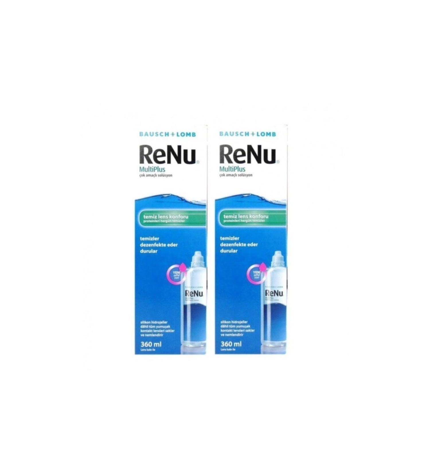 Renu Multiplus Lens Solution 360 Ml 2 Boxes
