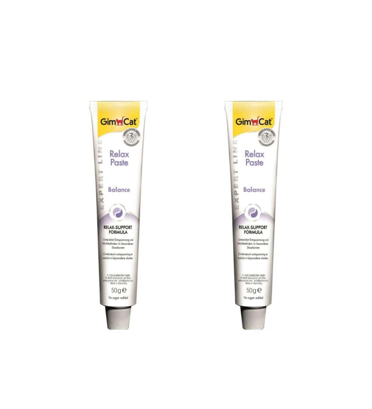 Gimcat Relax 50 gr Anti-stress Paste Cat Paste Relax Calming 50 gr X 2 Pieces