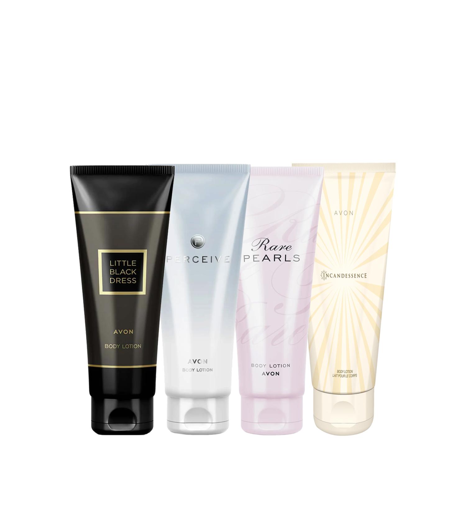 Avon Perceive Little Black Dress Incandessence and Rare Pearls Women's Body Lotions Bundle - Buy Online on GoSupps.com