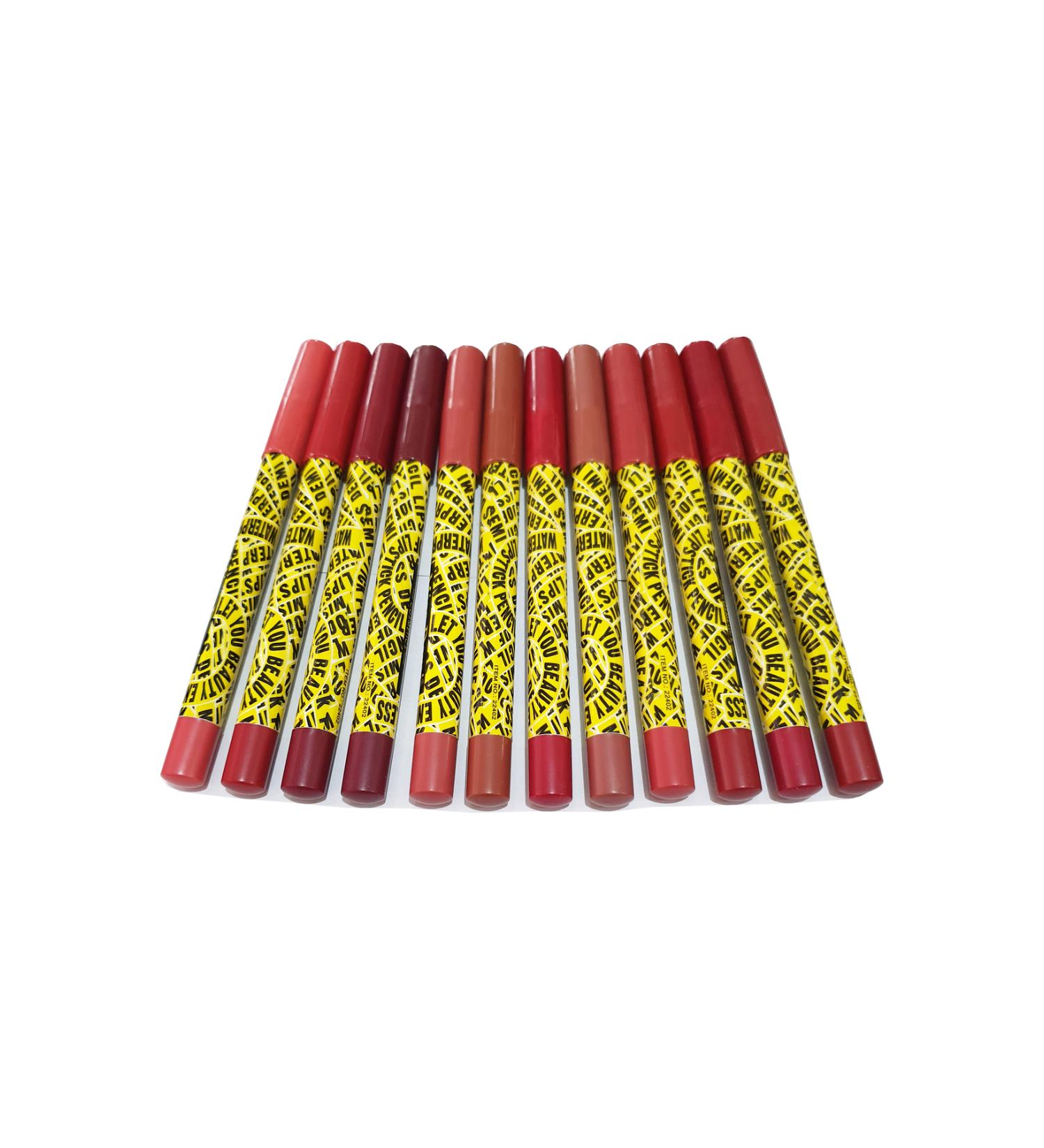 ELFSELY Permanent Waterproof Lip Pencil 12 Colors - Buy Online on GoSupps.com