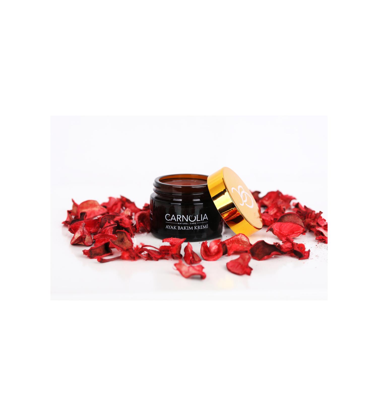 Carnolia Foot Care Cream-shea Butter-coconut oil-St. John's Wort Oil Natural Content