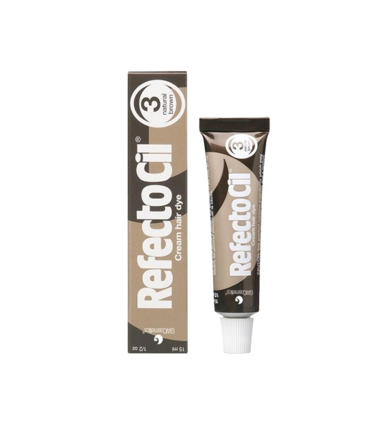 Refectocil Whites Concealer Eyebrow and Eyelash Dye No: 3 Dark Brown 15 ml