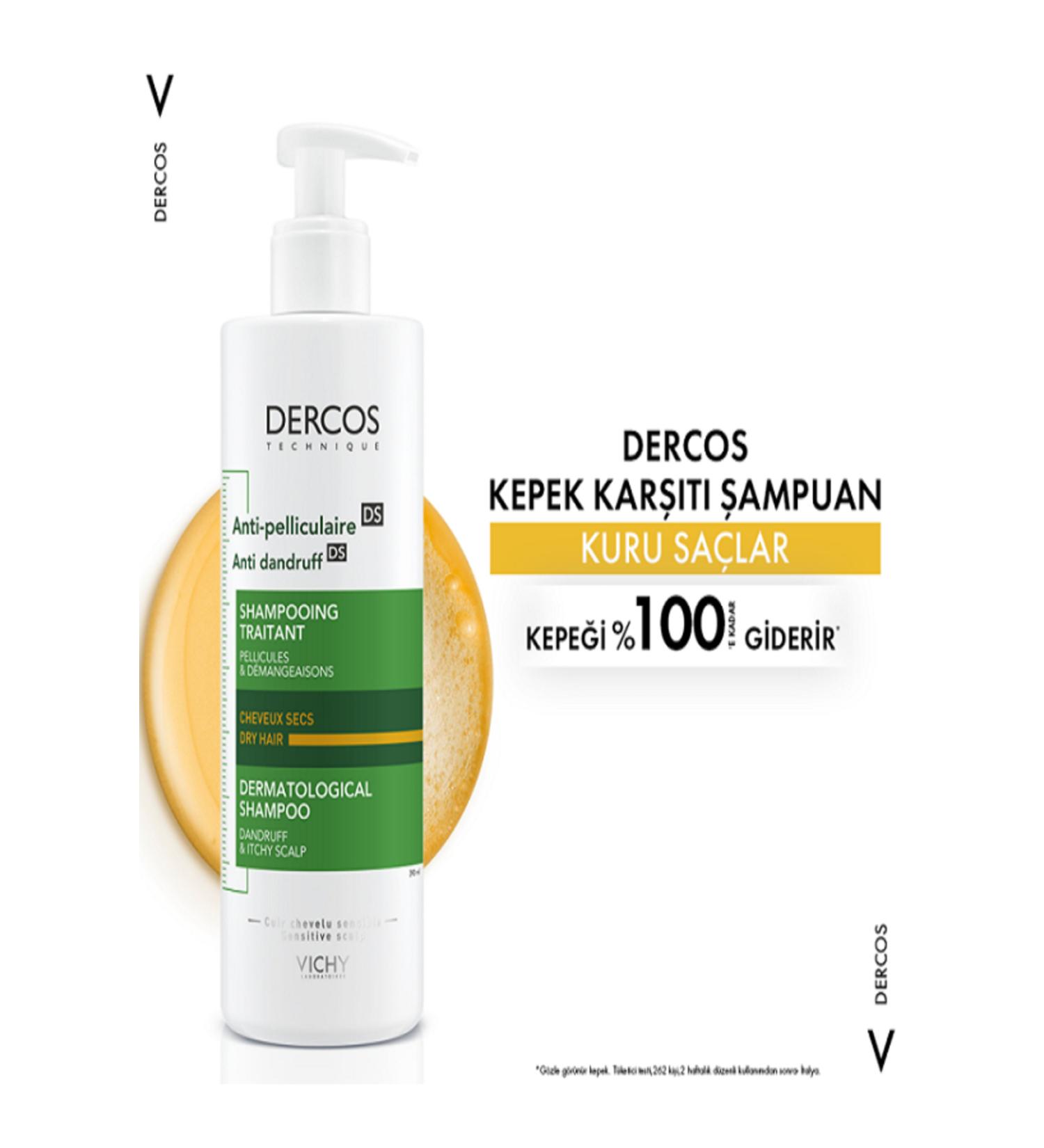 Vichy Dercos Anti Dandruff Shampoo - Anti Dandruff Shampoo 390ml - Buy Online on GoSupps.com