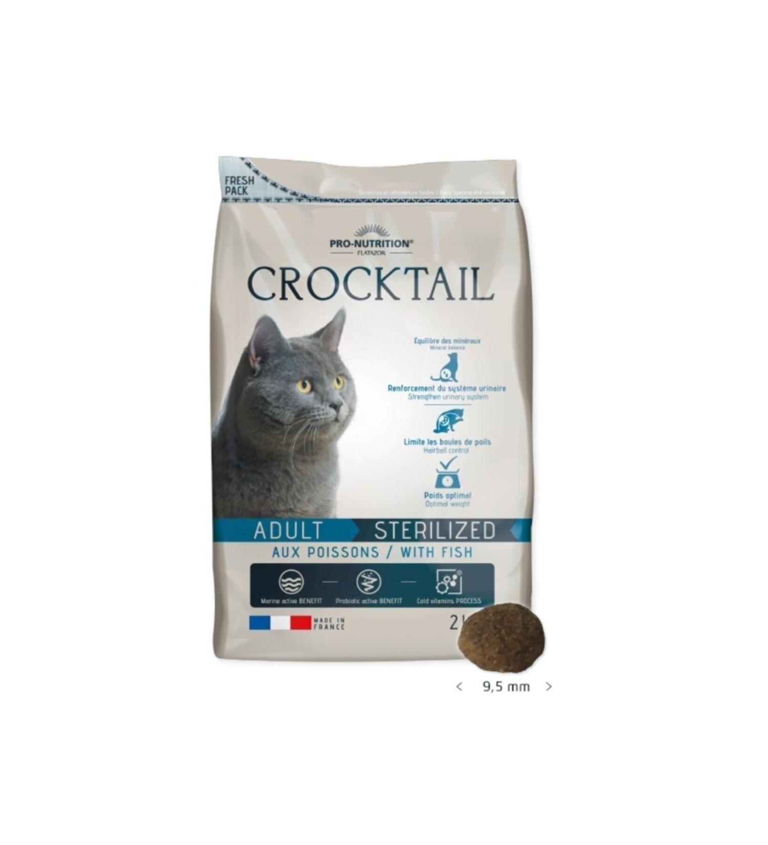 Pro Nutrition Pro-nutrition Crocktail Fish Sterile Cat Food 10 Kg