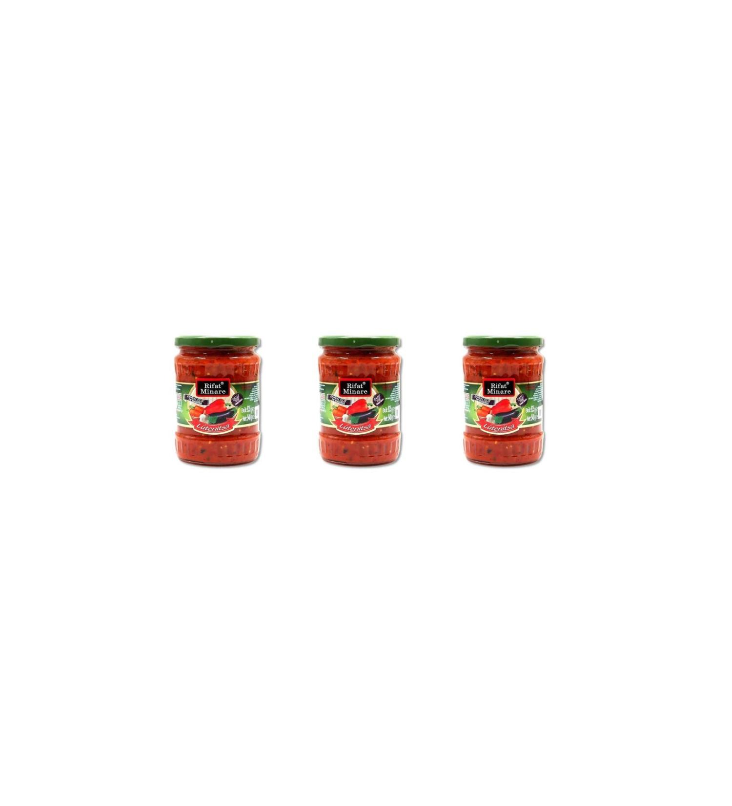 Rifat Minare Lutenitsa Breakfast Balkan Sauce(SWEET)(580cc)(!! Pack of 3!!)