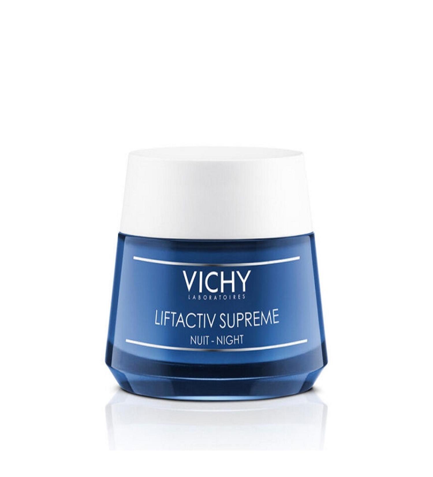 Vichy Liftactiv Night Supreme Cream - Anti-Aging Night Care Cream 50ml - Buy Online on GoSupps.com