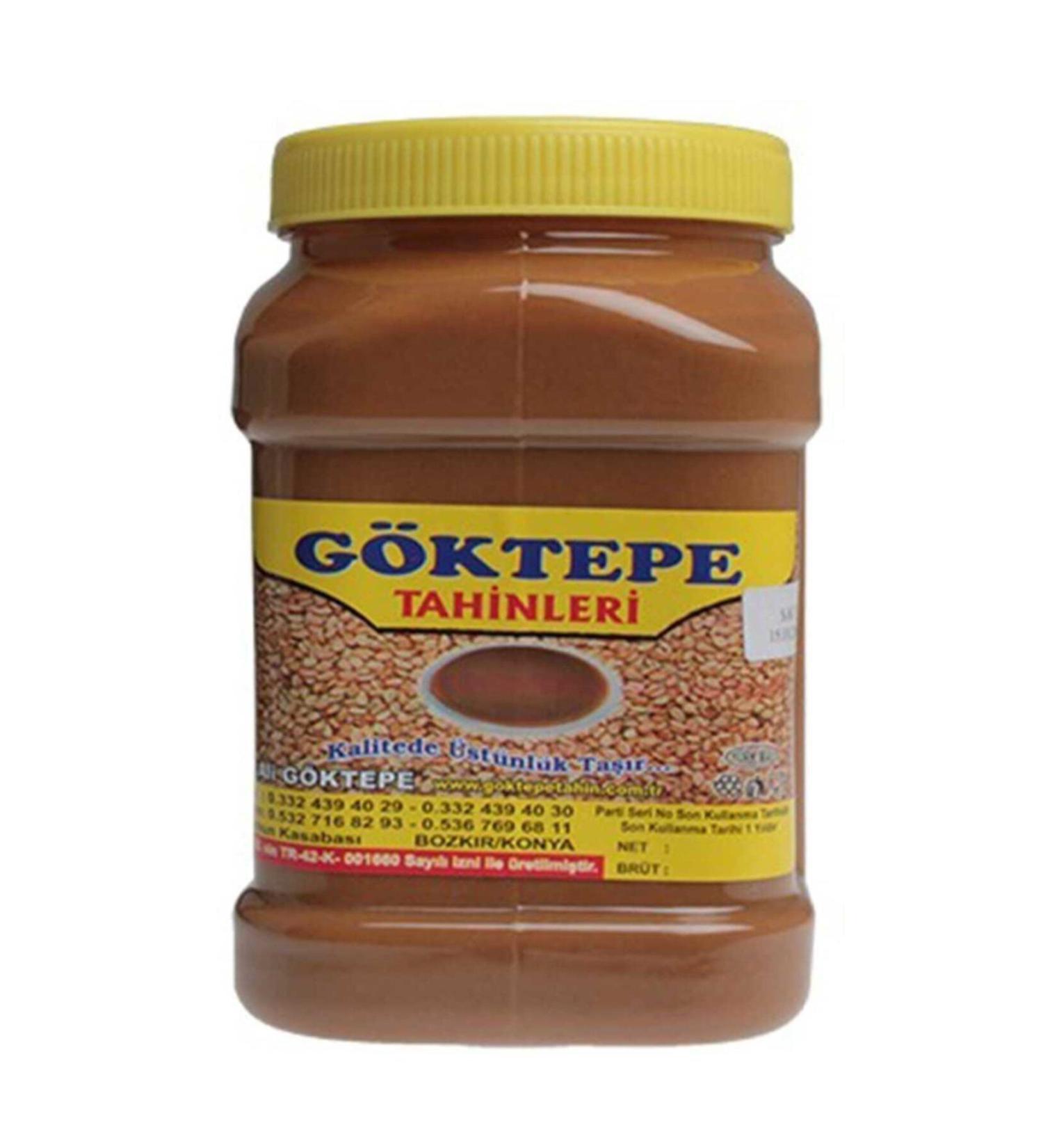 G ktepe Whole Wheat Steppe Tahini Plastic Box 1 kg