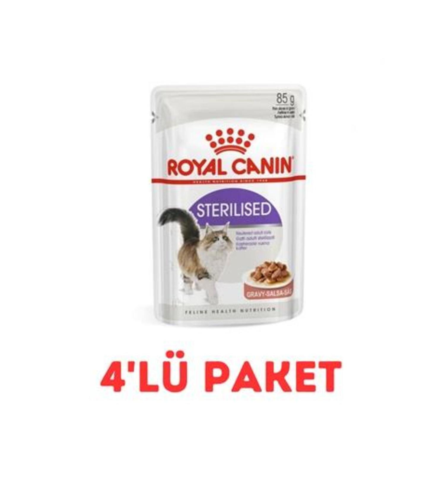 Royal Canin Sterilized Neutered Cat Canned Food 85Gr 4-Pack