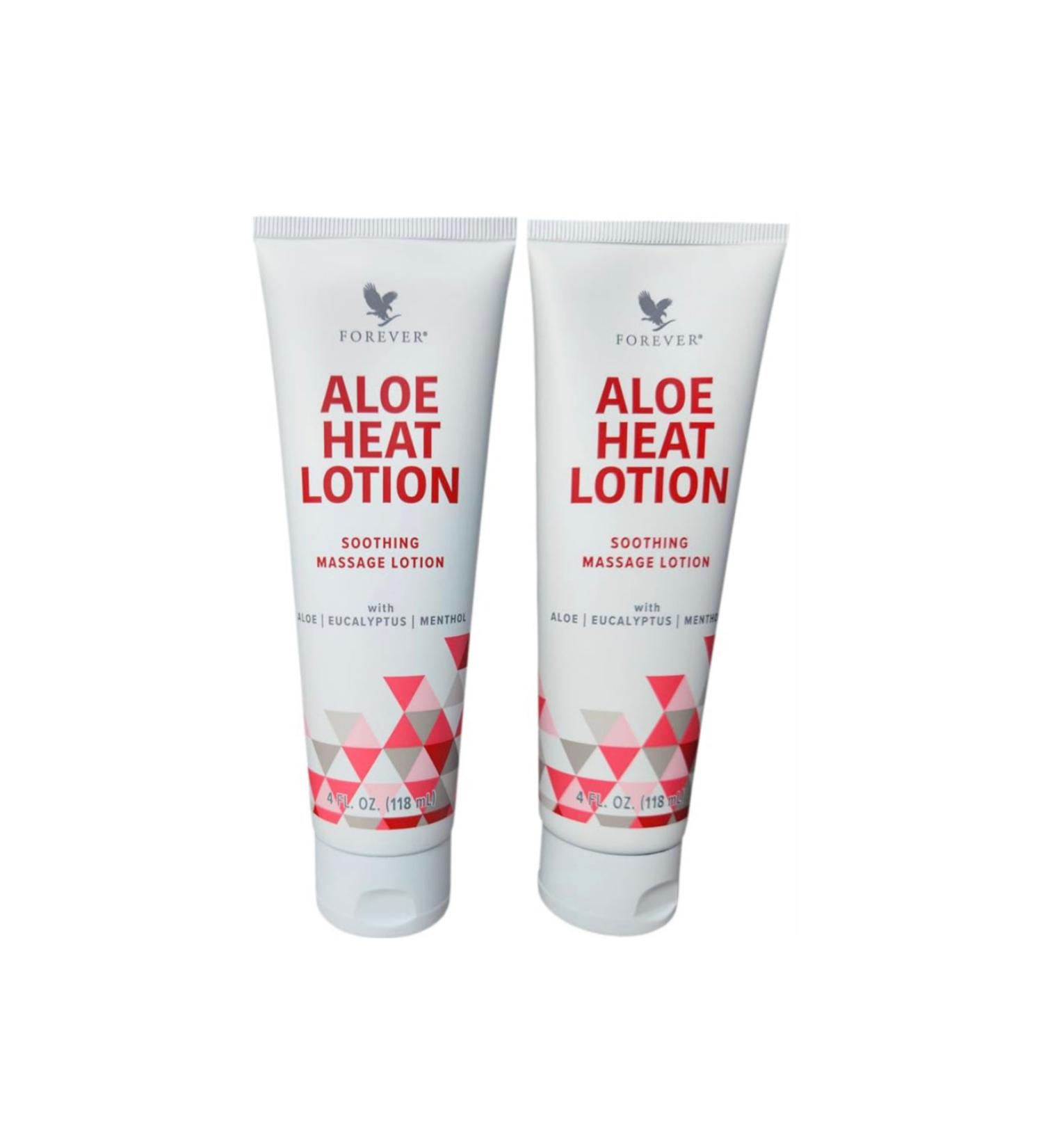 Forever Aloe Heat Lotion 2 Pieces