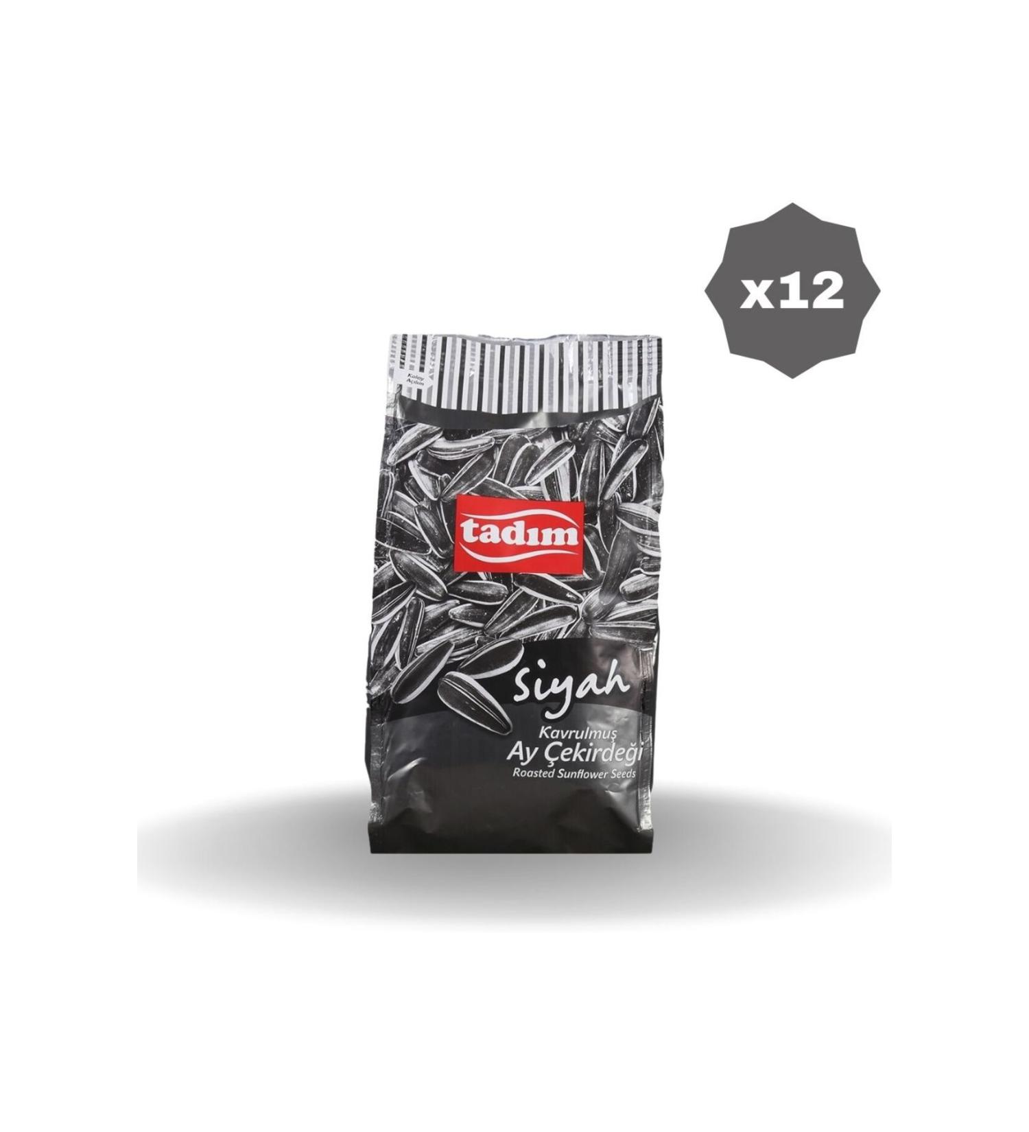 Tad m TADIM BLACK SUNFLOWER SEEDS 180 GR X 12 PIECES