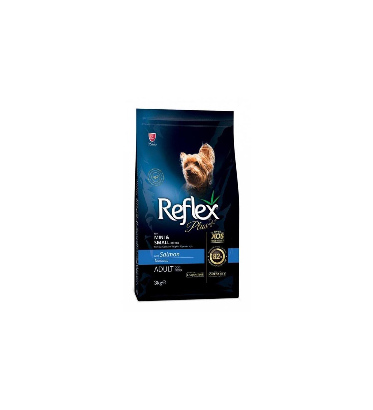 Reflex Plus Mini Small Salmon 3kg Adult Mini Small Breed Dog Food with Salmon
