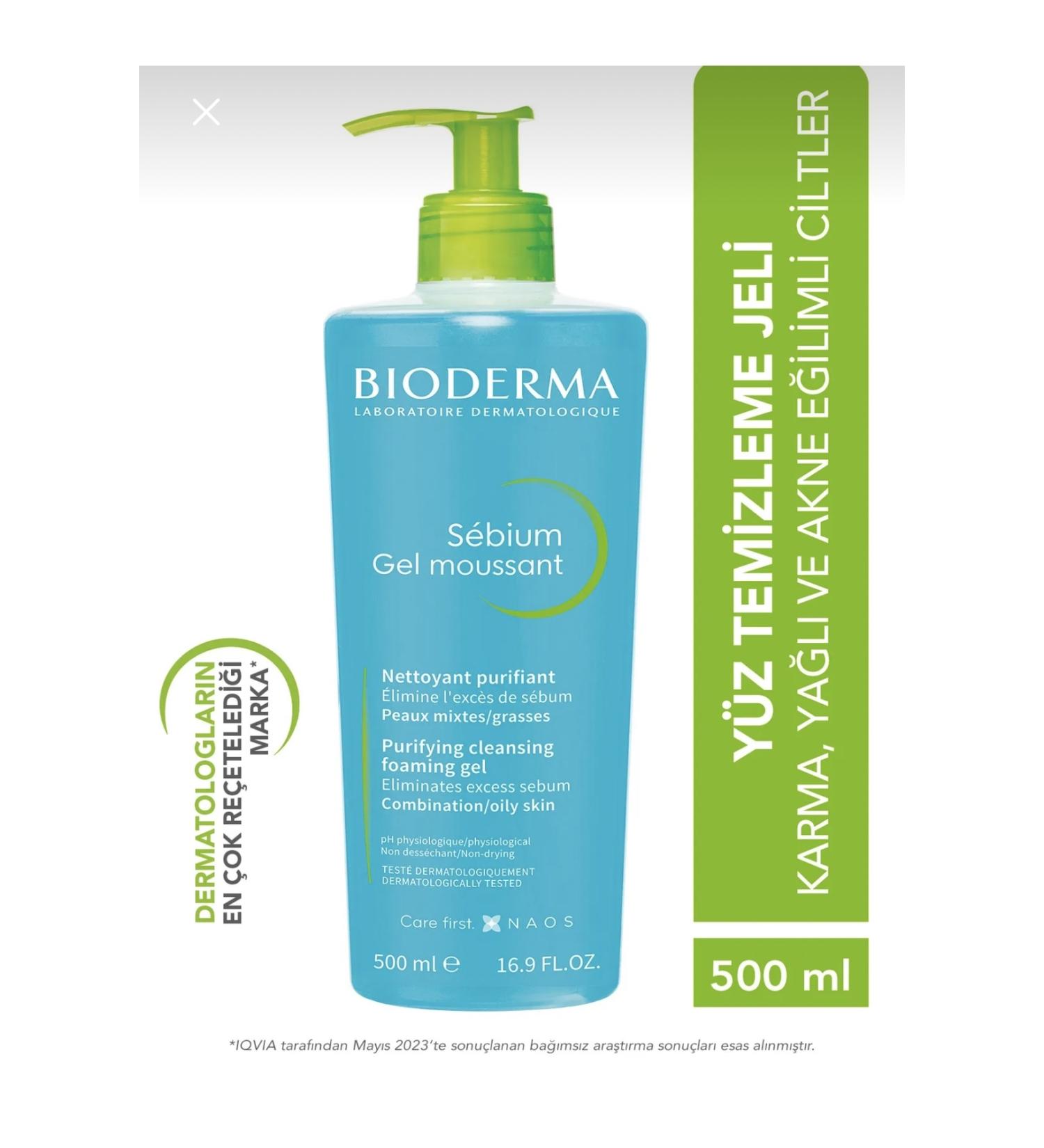 Bioderma SEBIUM FOAMING GEL 500 ML