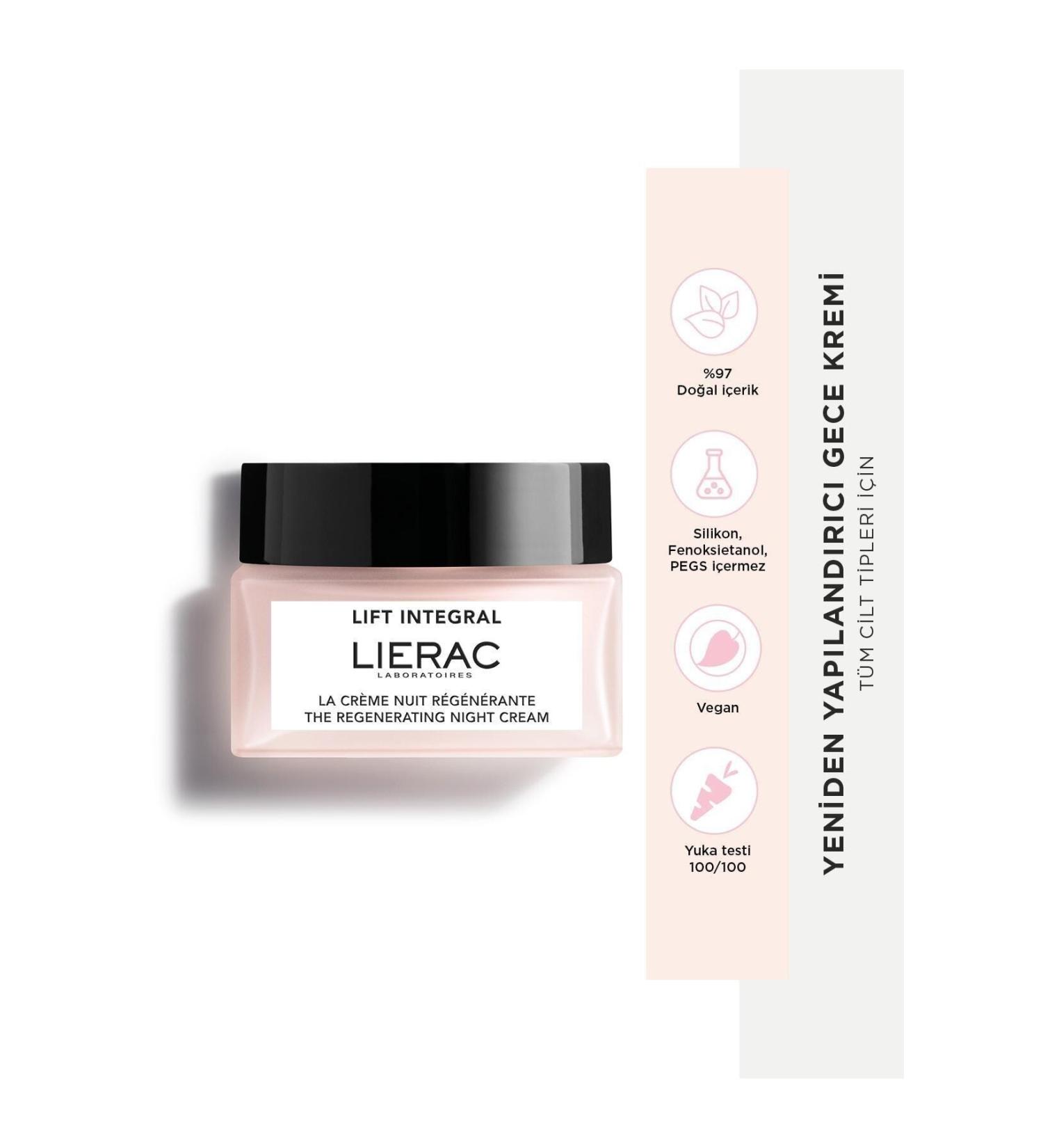Lierac Restructuring Vegan Intensive Moisturizing Night Cream 50ml DEMBA532