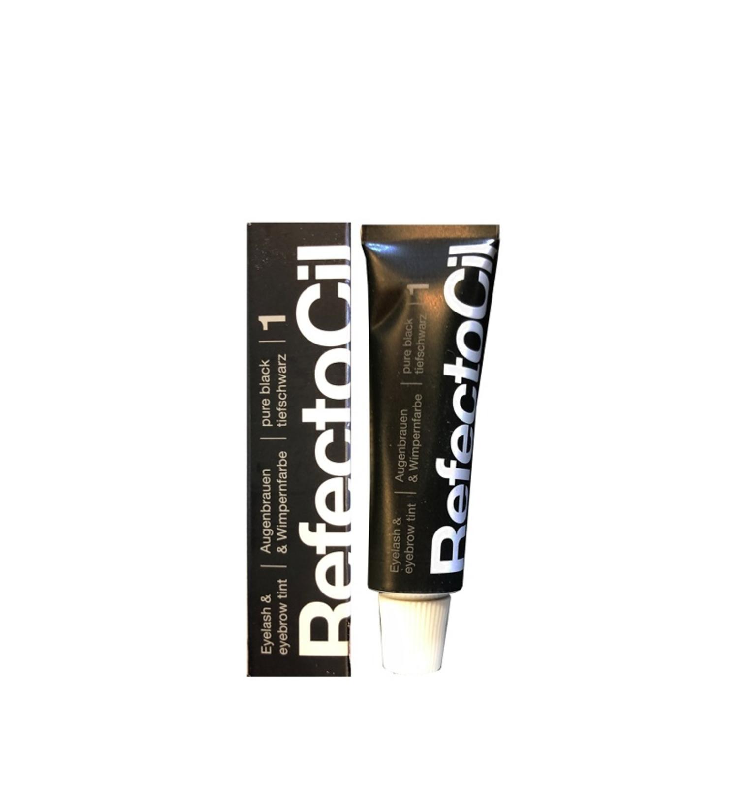 Refectocil Intensive Natural No: 1 Black Eyebrow and Eyelash Dye 15 ML. Nourishing