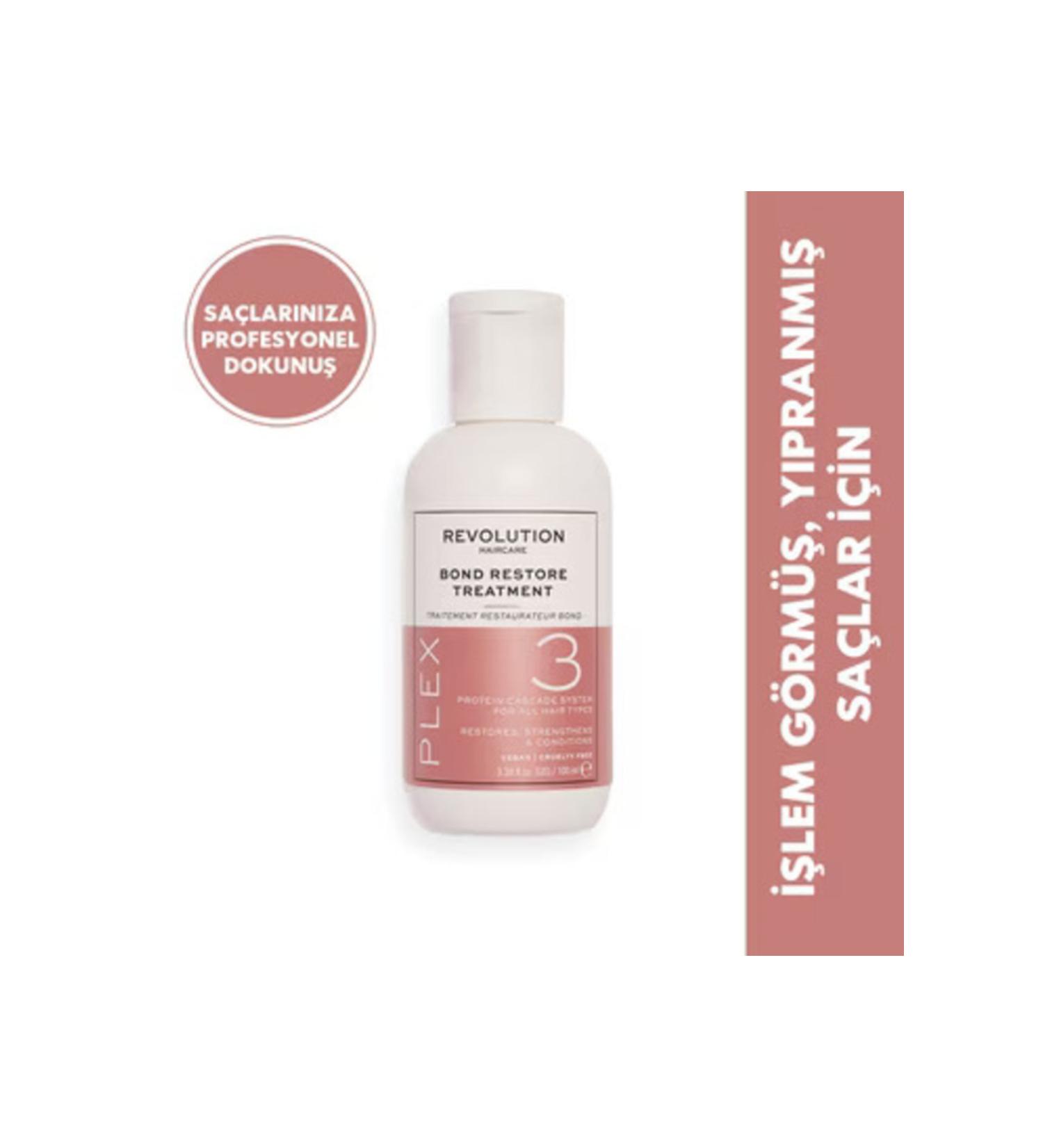 Revolution Haircare Conditioner for Damaged Hair Plex 3 Restore 100 ml