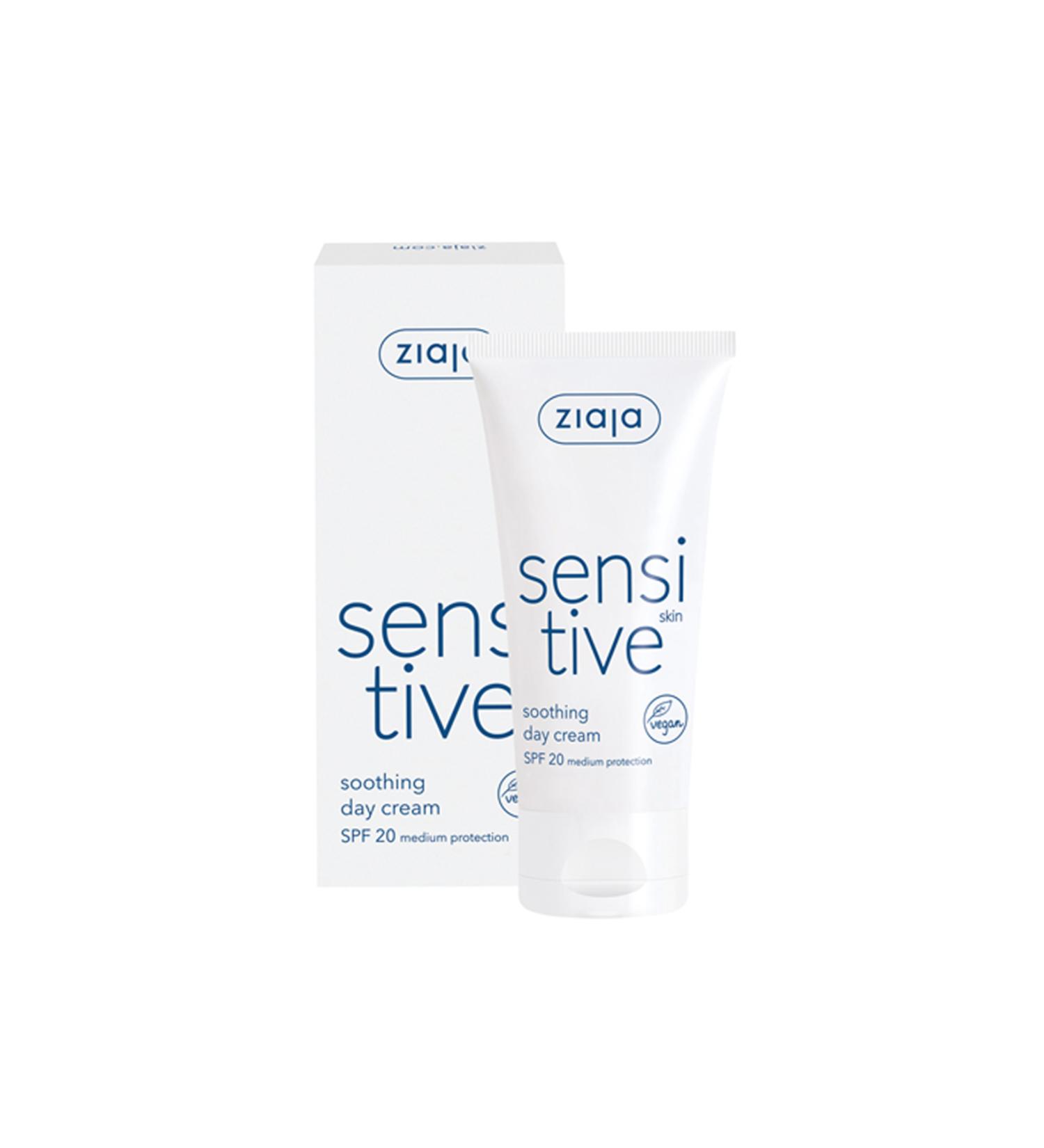 Ziaja Sensitive Skin Irritation Soothing and Comforting Day Cream SPF20 50 ml